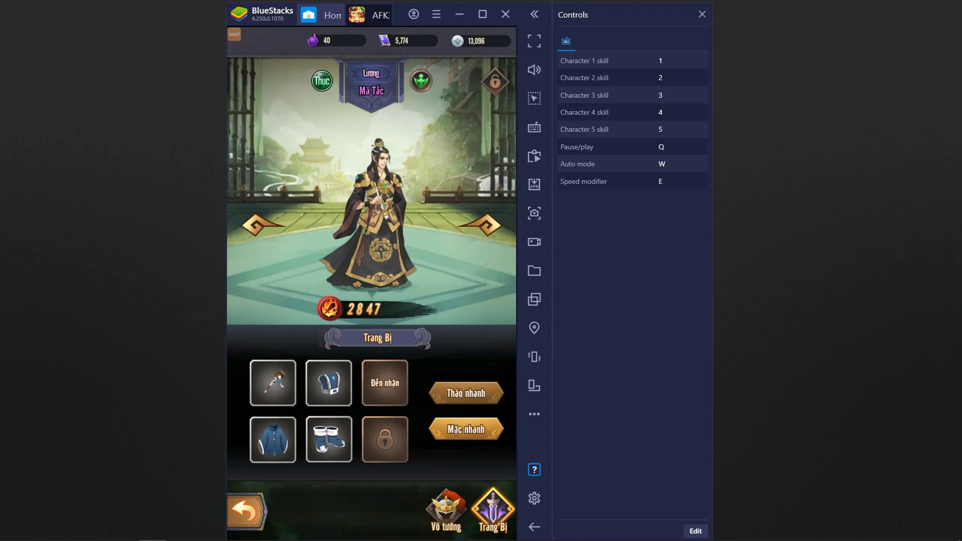 Trải nghiệm game mobile AFK 3Q - Đế Vương Thiên Hạ và những lợi thế khi chơi trên PC với BlueStacks