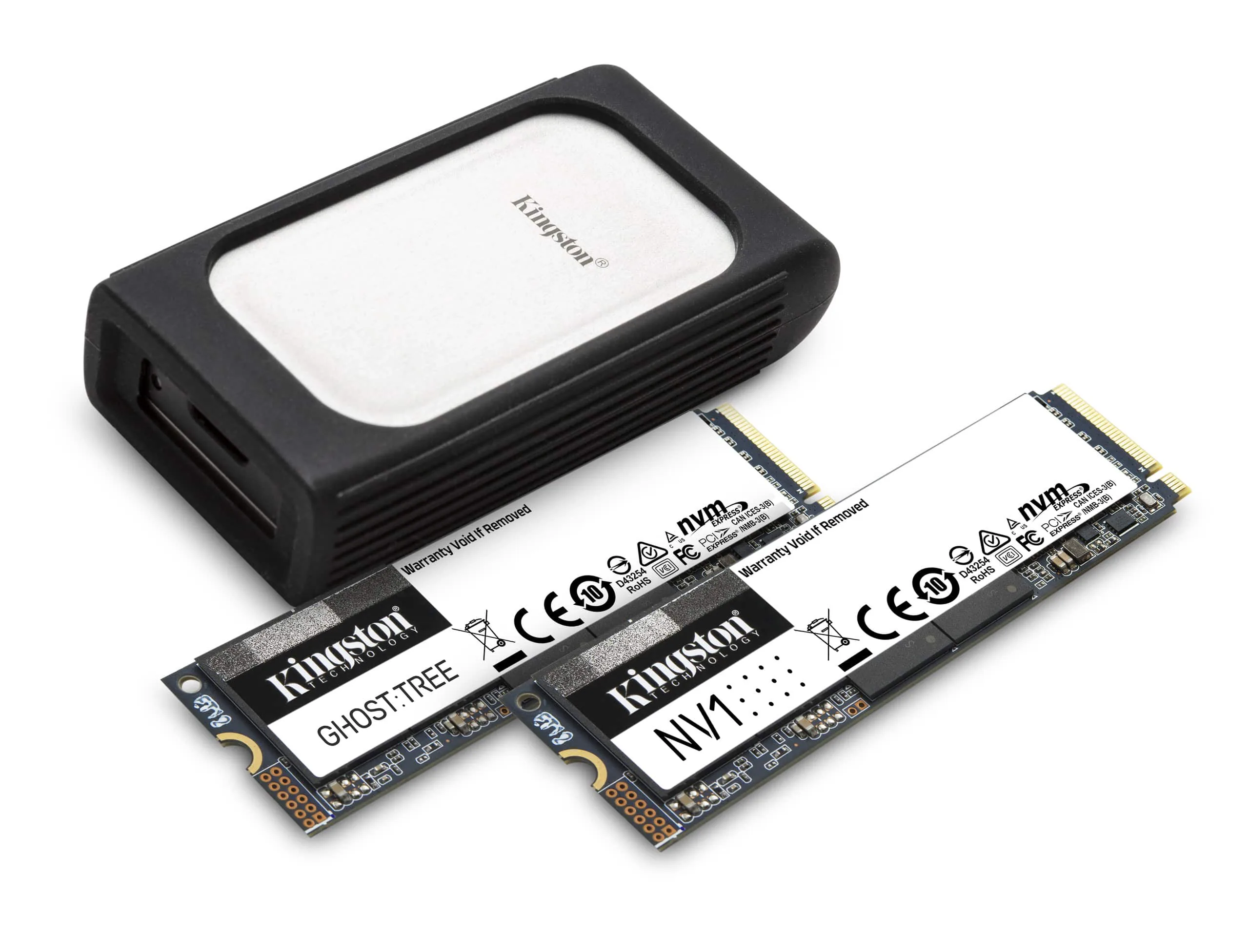 Kingston hé lộ dòng sản phẩm SSD NVME thế hệ mới và bộ chuyển đổi lõi kết hợp cùng đầu đọc