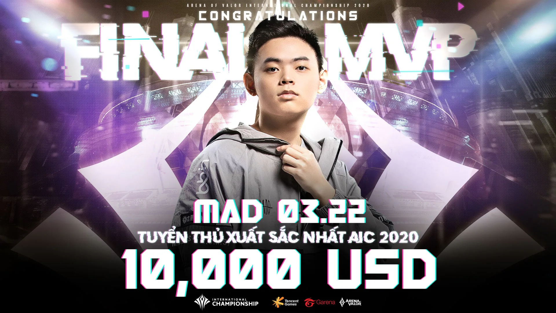 Giải đấu Quốc tế Arena of Valor International Championship (AIC) 2020 khép lại một năm thành công của Liên Quân Mobile với hơn 109 triệu lượt xem