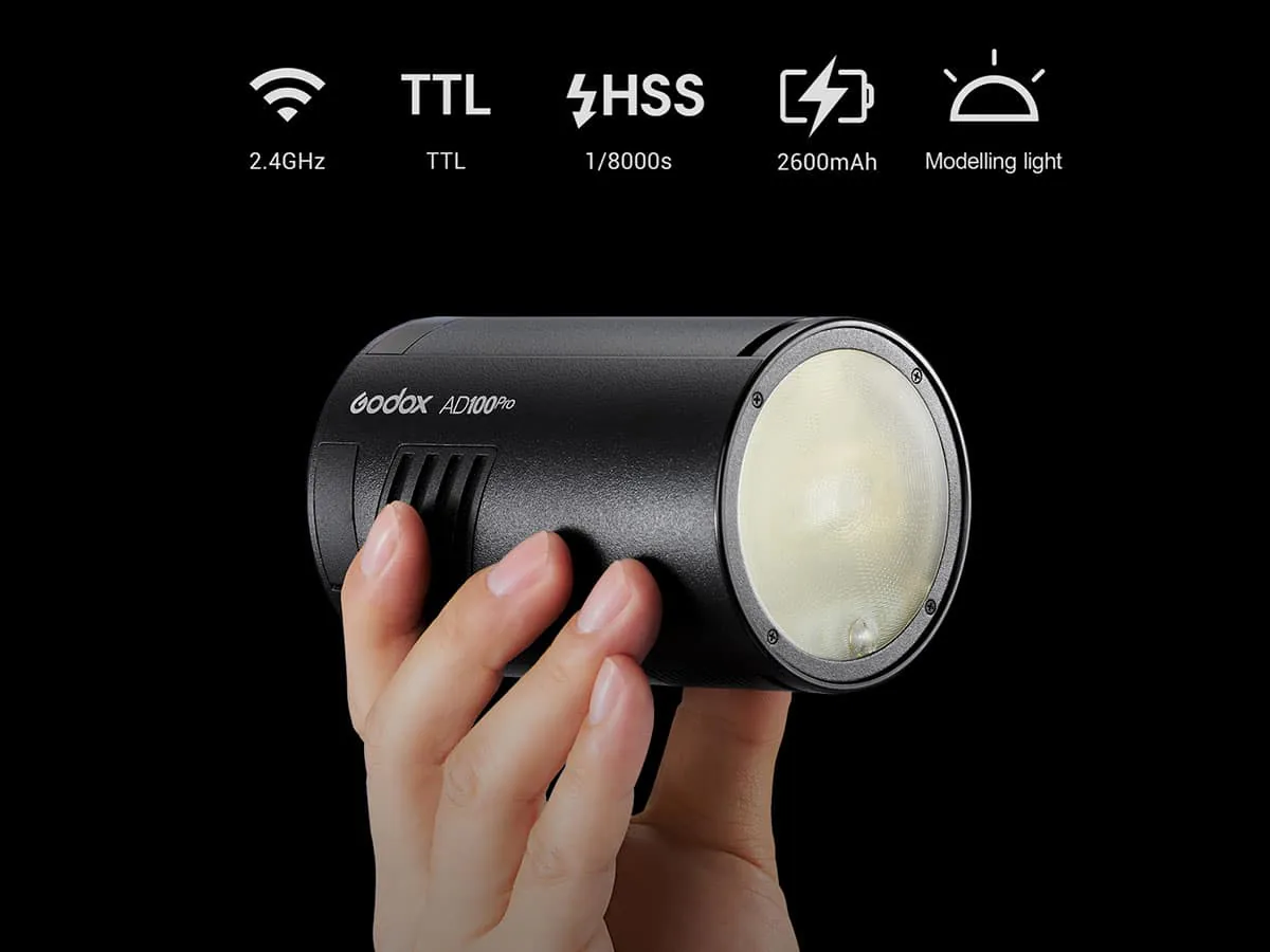 Godox ra mắt flash AD100Pro, flash strobe nhỏ gọn nhất từ trước đến nay
