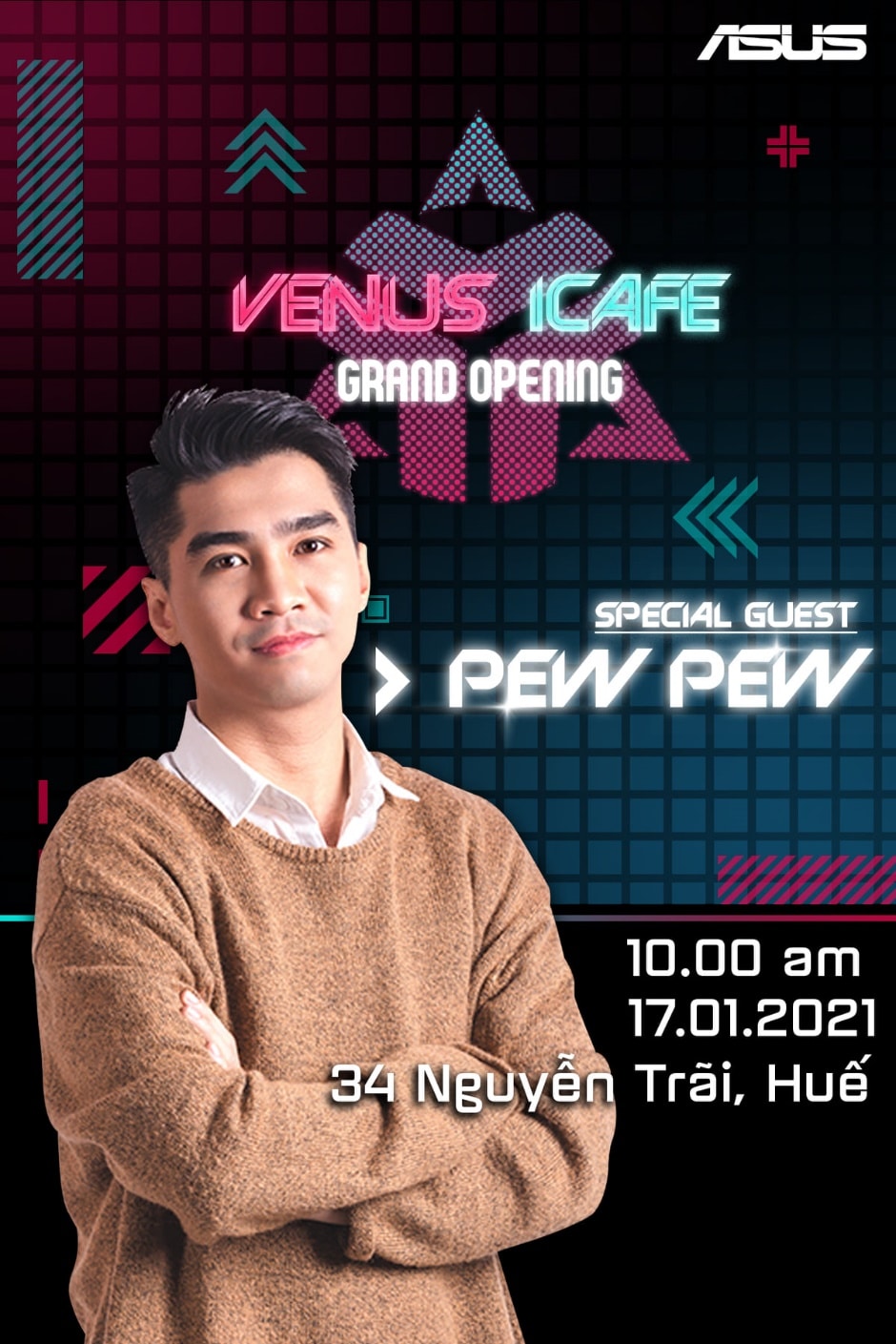 Venus Gaming chuẩn bị khai trương phòng máy Venus I-Cafe tại Huế