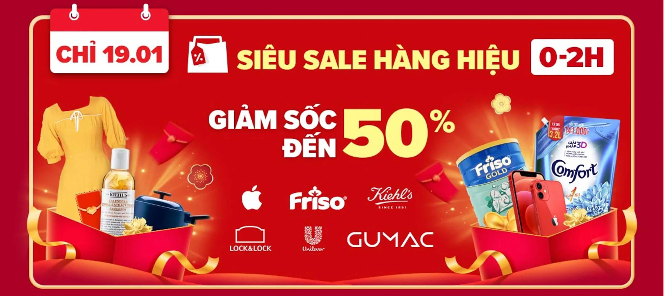 An tâm sắm tết với hàng triệu ưu đãi từ Lazada