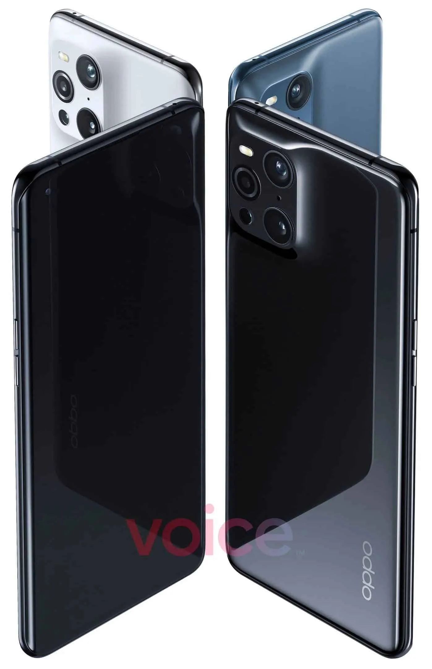 Ảnh render Find X3 Pro