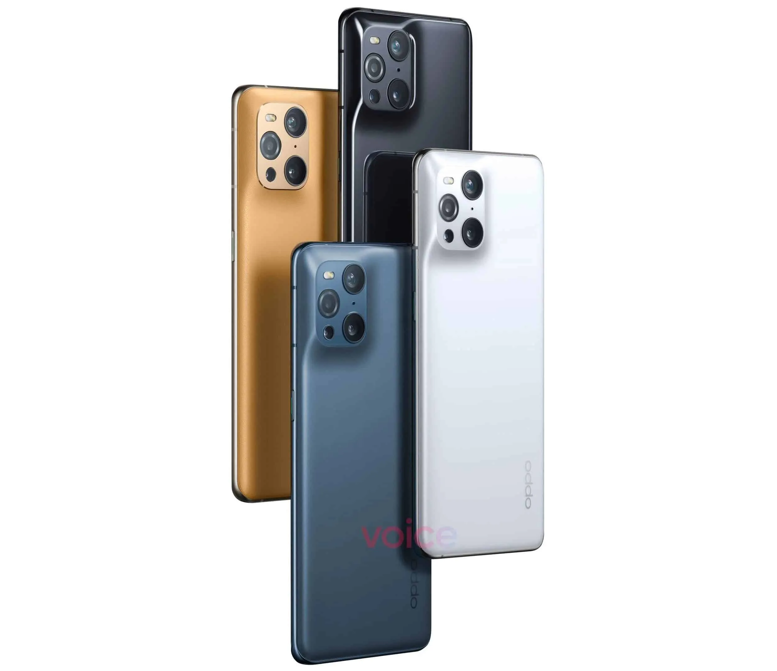 Ảnh render Find X3 Pro