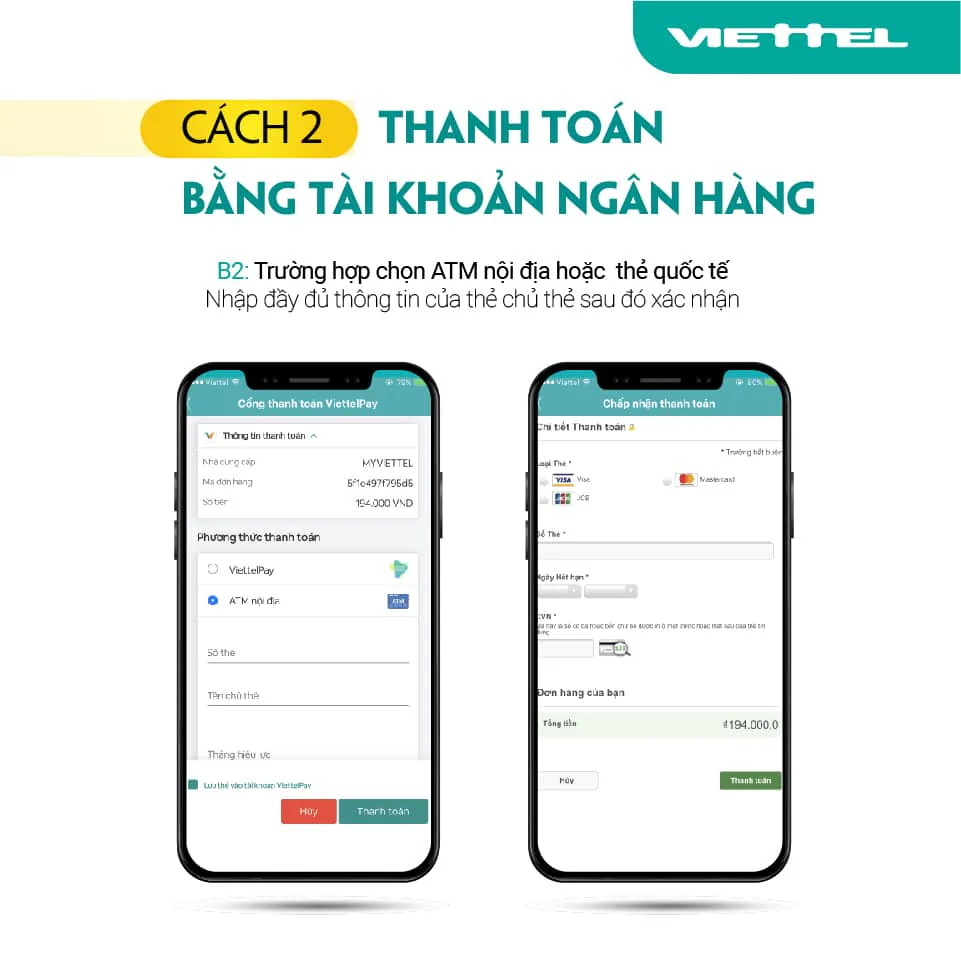 thanh toán trả sau Viettel