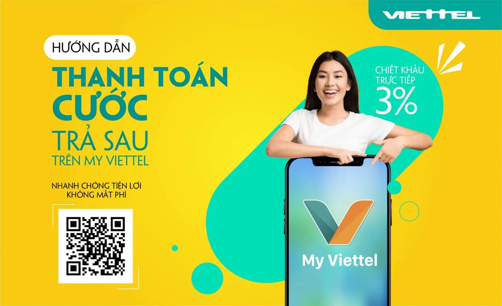 Hướng dẫn cách thanh toán trả sau với thuê bao Viettel