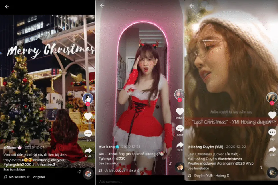 Những xu hướng hàng đầu tháng 12/2020 trên TikTok