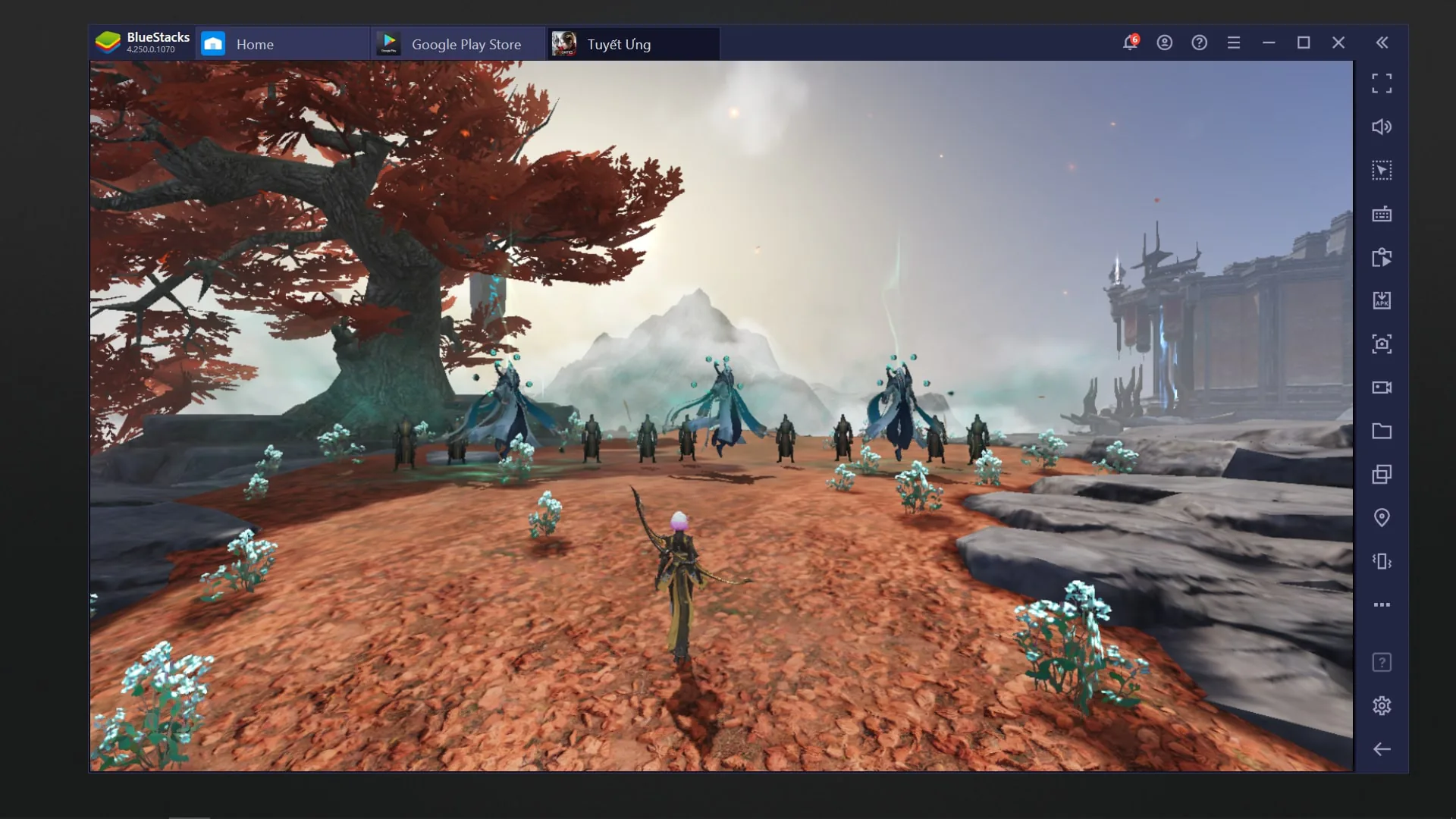 Trải nghiệm game Tuyết Ưng VNG trên PC với ứng dụng Bluestacks