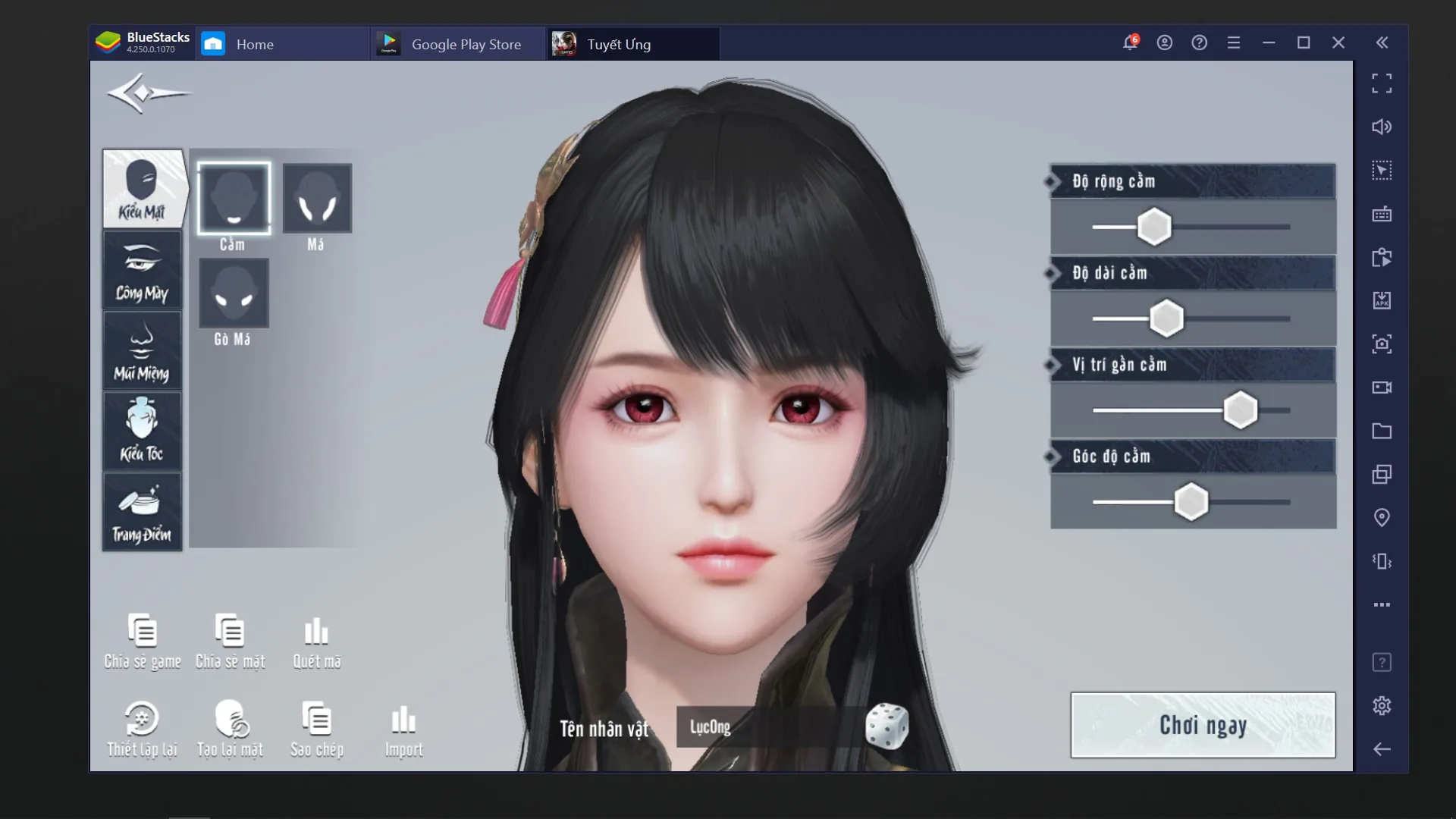 Trải nghiệm game Tuyết Ưng VNG trên PC với ứng dụng Bluestacks