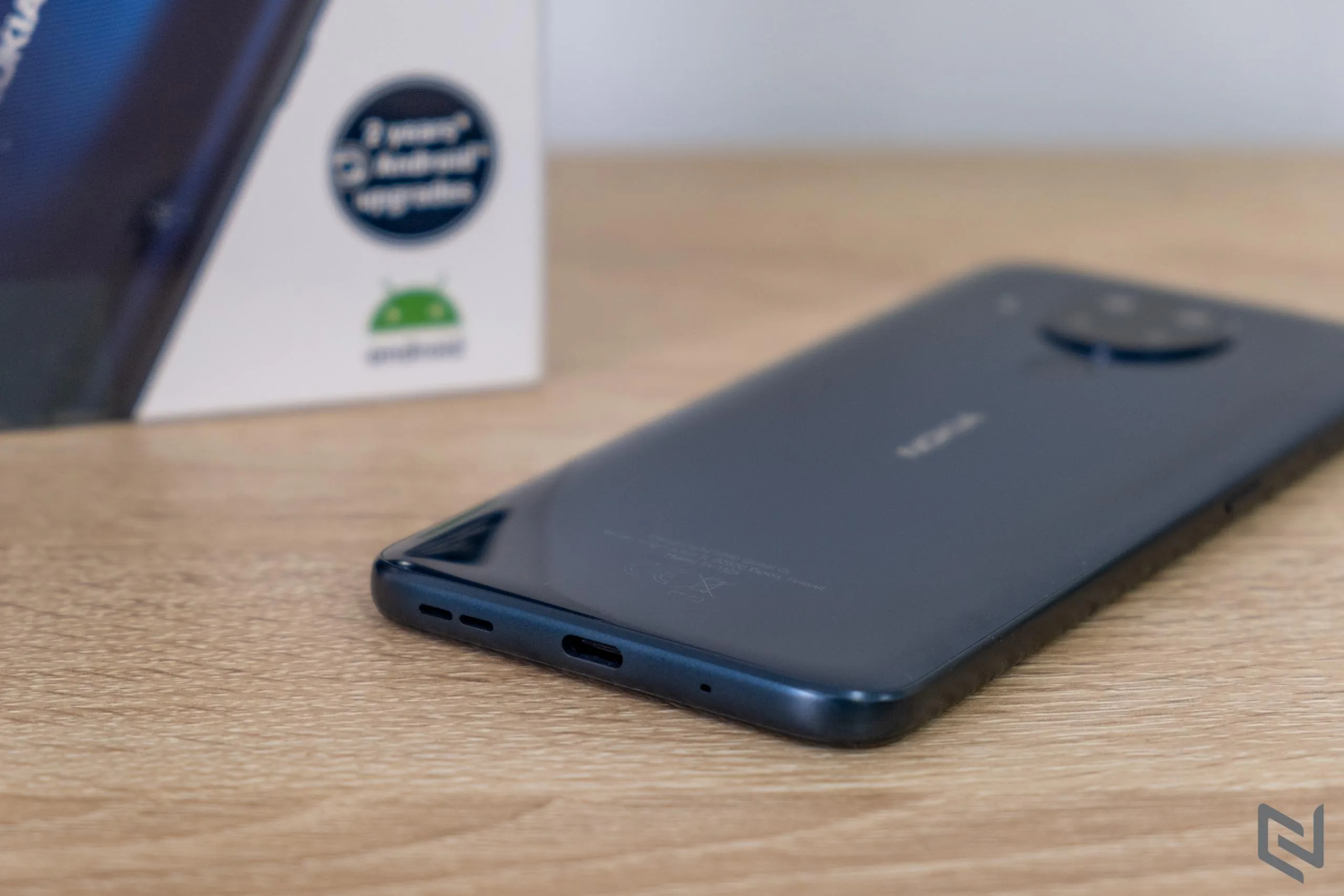 Mở hộp Nokia 5.4: Điểm nhấn camera, hiệu năng tốt, đầy đủ phụ kiện
