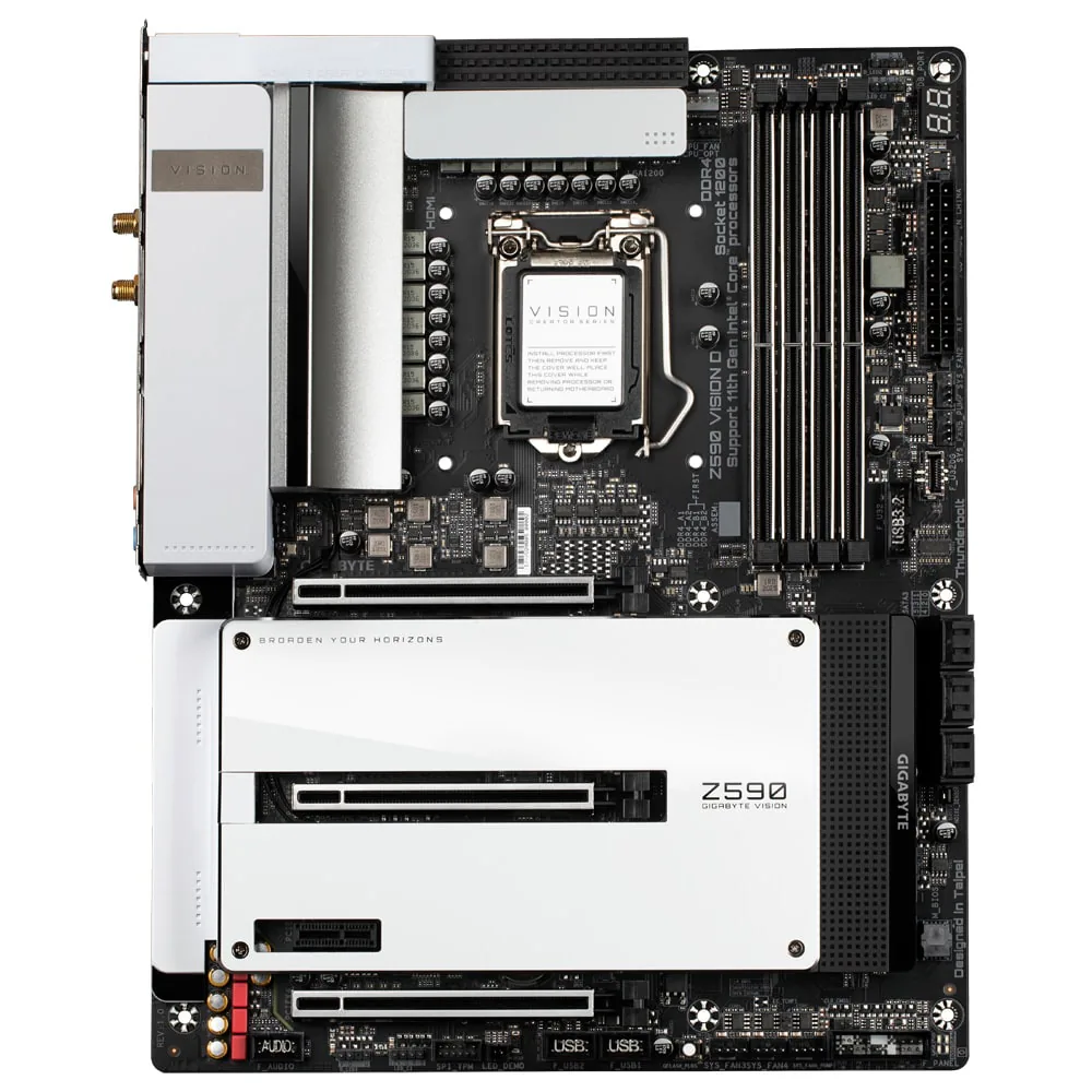 GIGABYTE ra mắt bo mạch chủ Z590 VISION dành cho Creators
