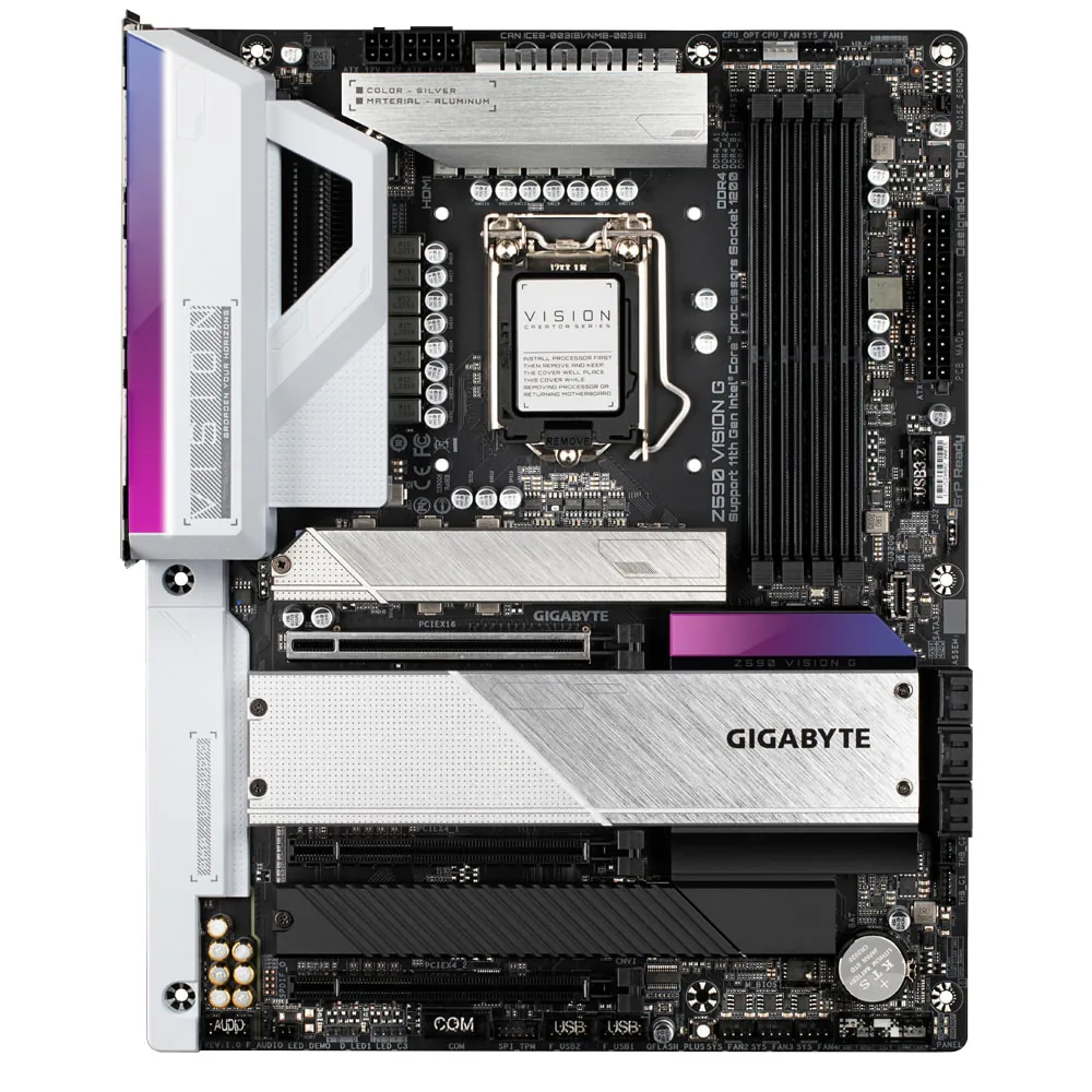 GIGABYTE ra mắt bo mạch chủ Z590 VISION dành cho Creators