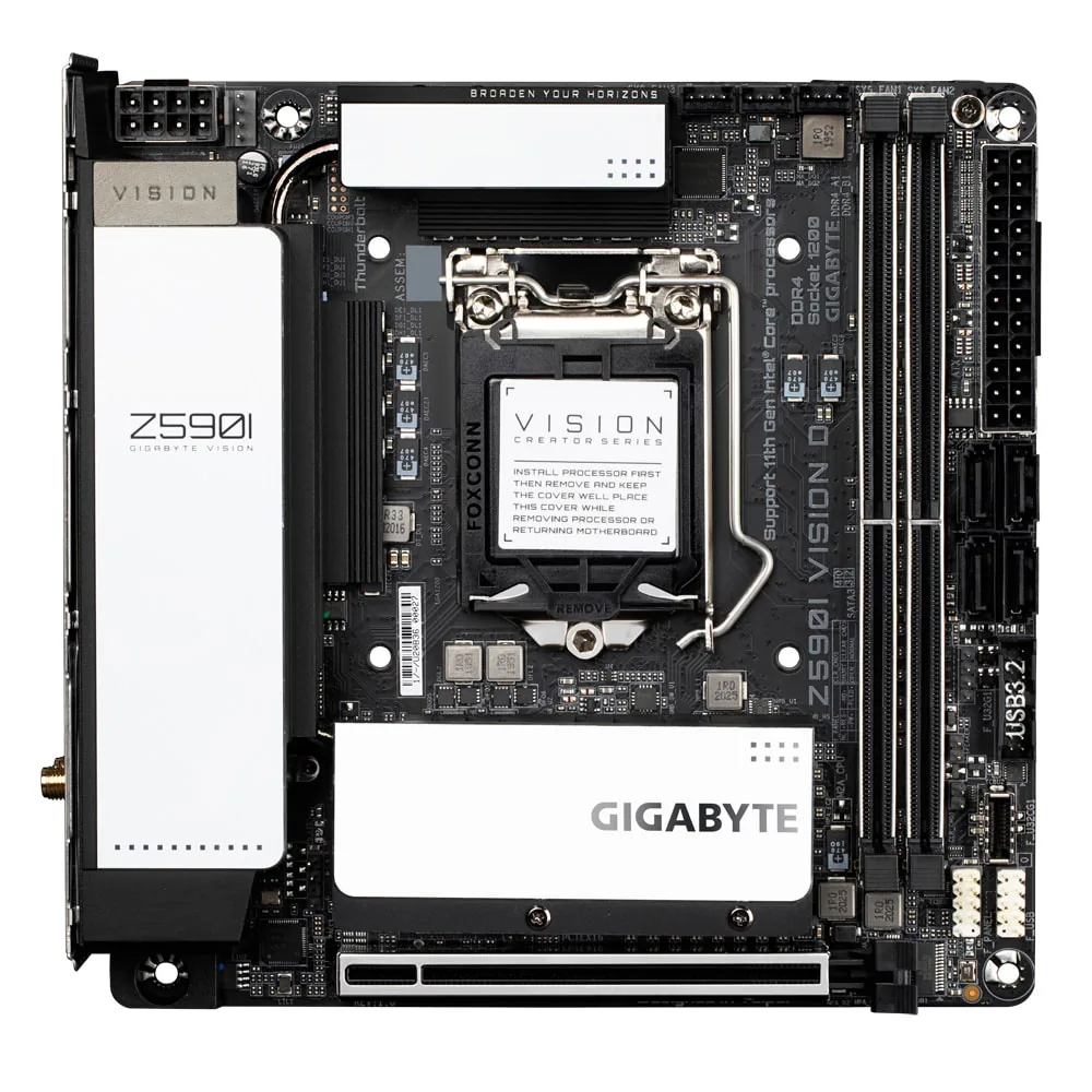 GIGABYTE ra mắt bo mạch chủ Z590 VISION dành cho Creators