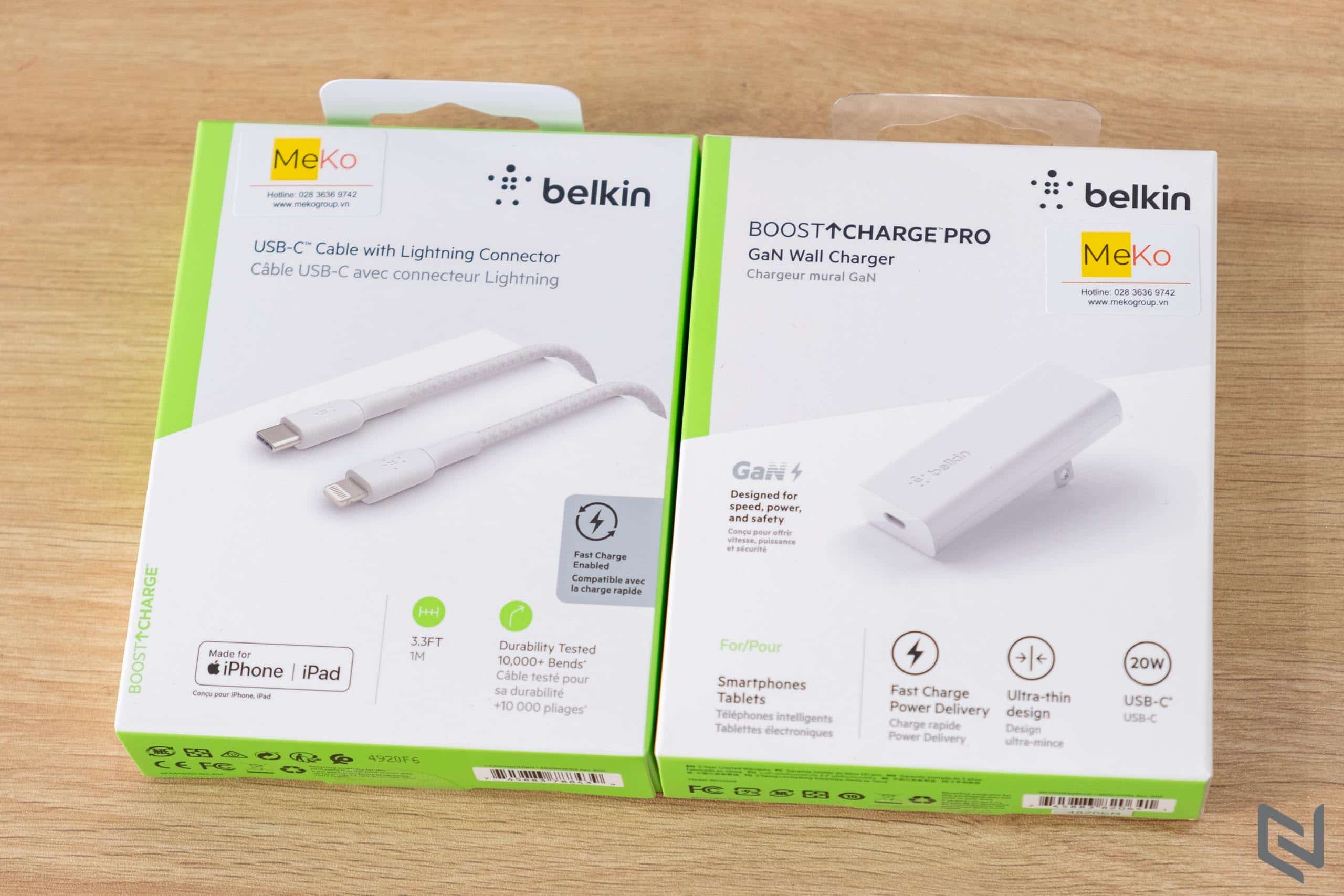 Trên tay Adapter sạc nhanh BOOST↑CHARGE™ PRO Belkin 20W USB-C PD GaN