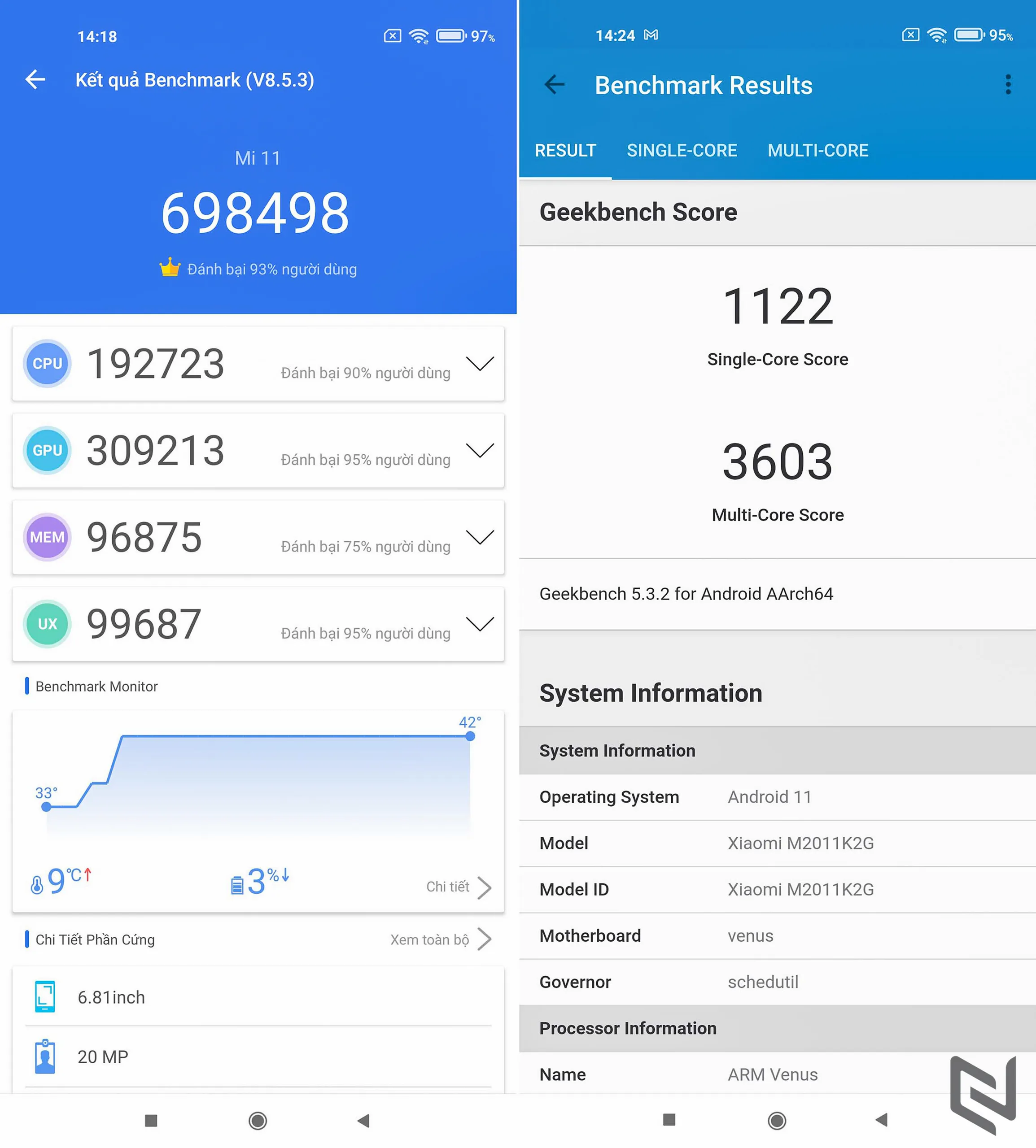 Mở hộp và đánh giá nhanh Xiaomi Mi 11: Hoàn thiện cao cấp, camera chụp rất tốt, Snapdragon 888 mạnh miễn bàn
