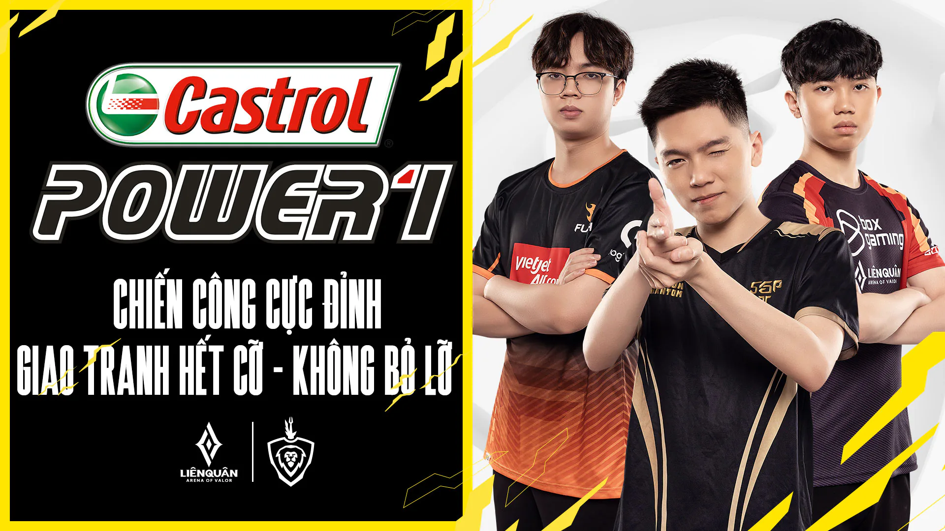 Castrol POWER1 trở thành nhà tài trợ chính thức tại Đấu Trường Danh Vọng mùa xuân 2021