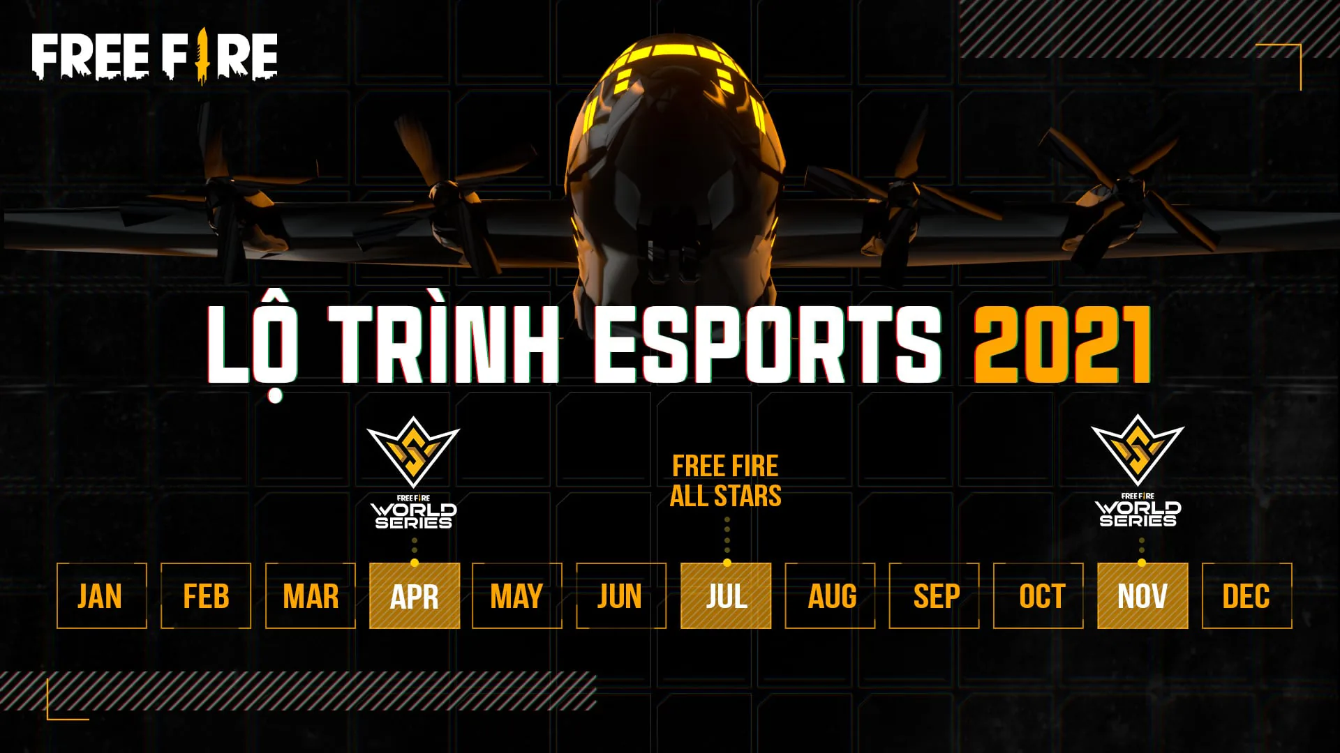 Garena Free Fire bật mí lộ trình giải đấu chuyên nghiệp quốc tế trong năm 2021