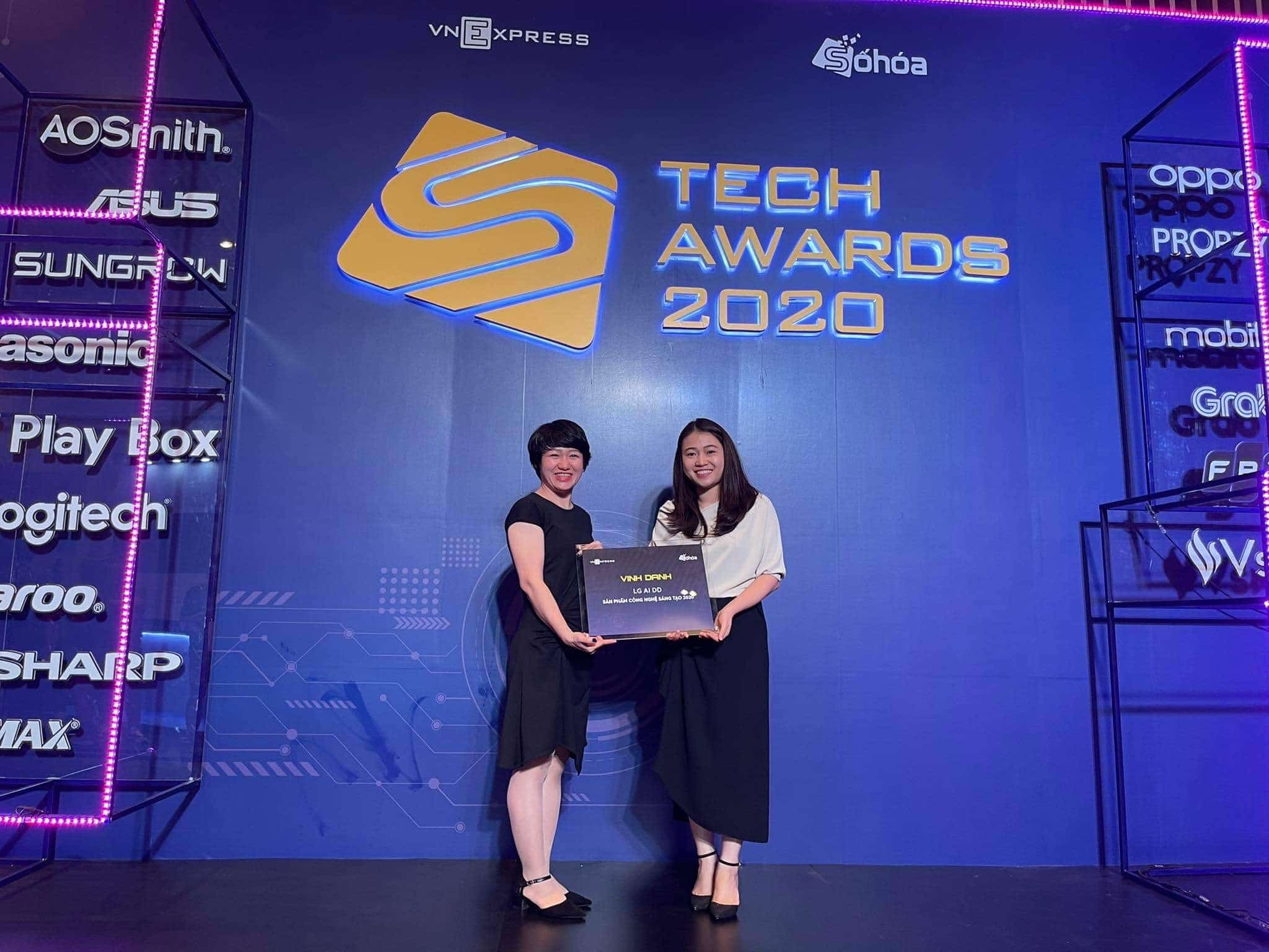 Máy giặt LG tiếp tục thắng lớn tại Số Hóa Tech Awards 2020