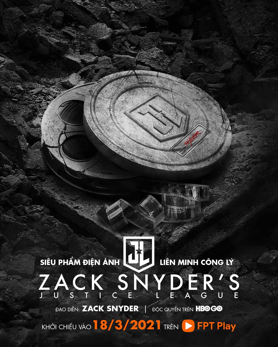 Liên Minh Công Lý của Zack Snyder công chiếu trực tuyến độc quyền HBO GO trên FPT Play