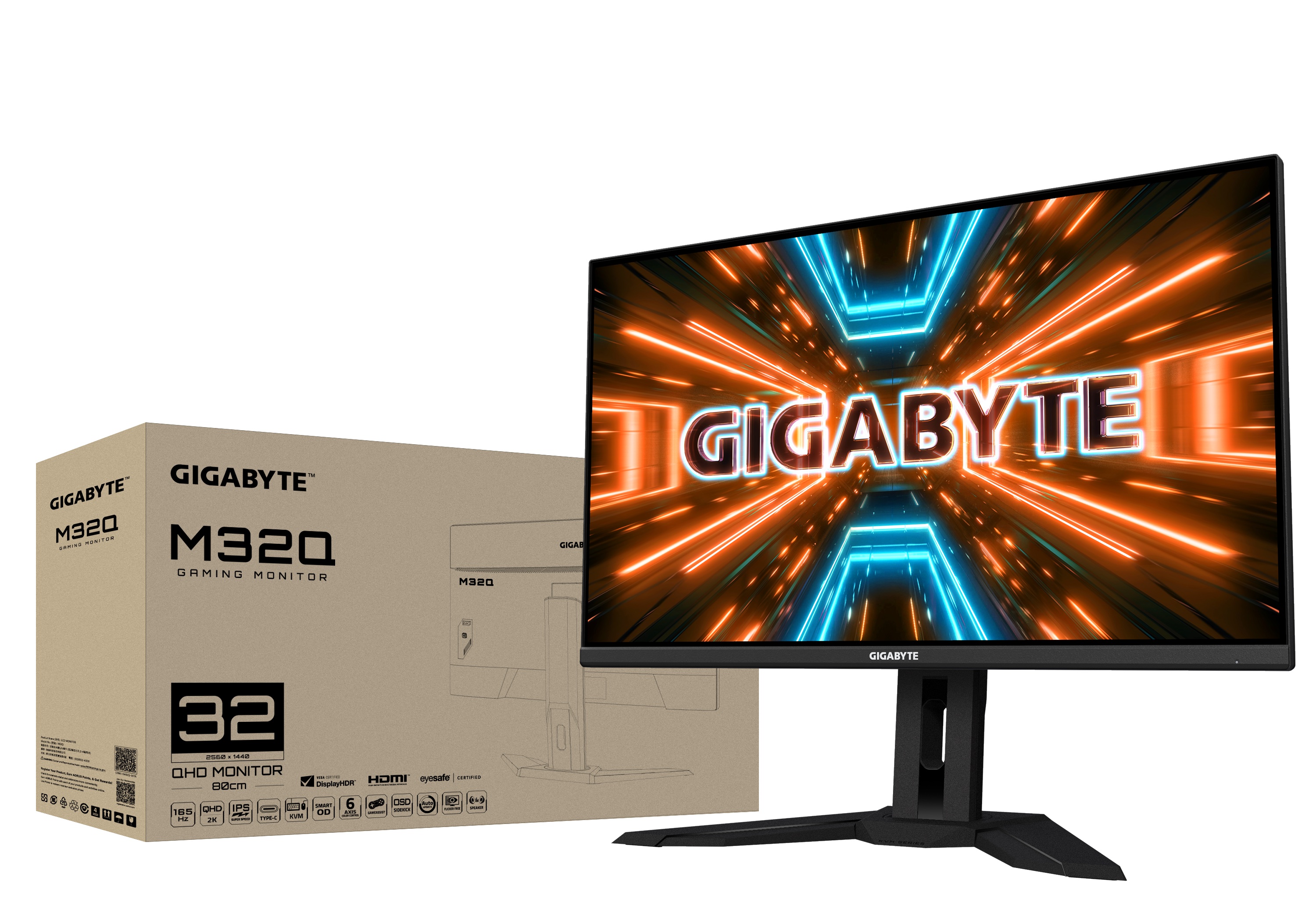 GIGABYTE ra mắt màn hình gaming M32Q, màn hình to hơn – làm việc và giải trí tuyệt hơn!