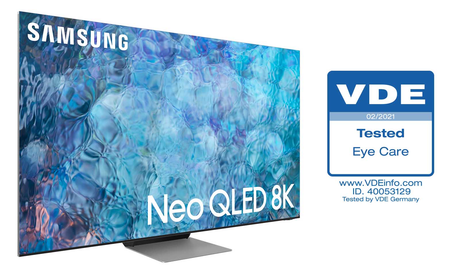 TV Neo QLED 2021 của Samsung nhận được Chứng nhận về khả năng ‘Bảo vệ mắt’ đầu tiên từ Hiệp hội Điện, Điện tử và Công nghệ Thông tin (VDE)