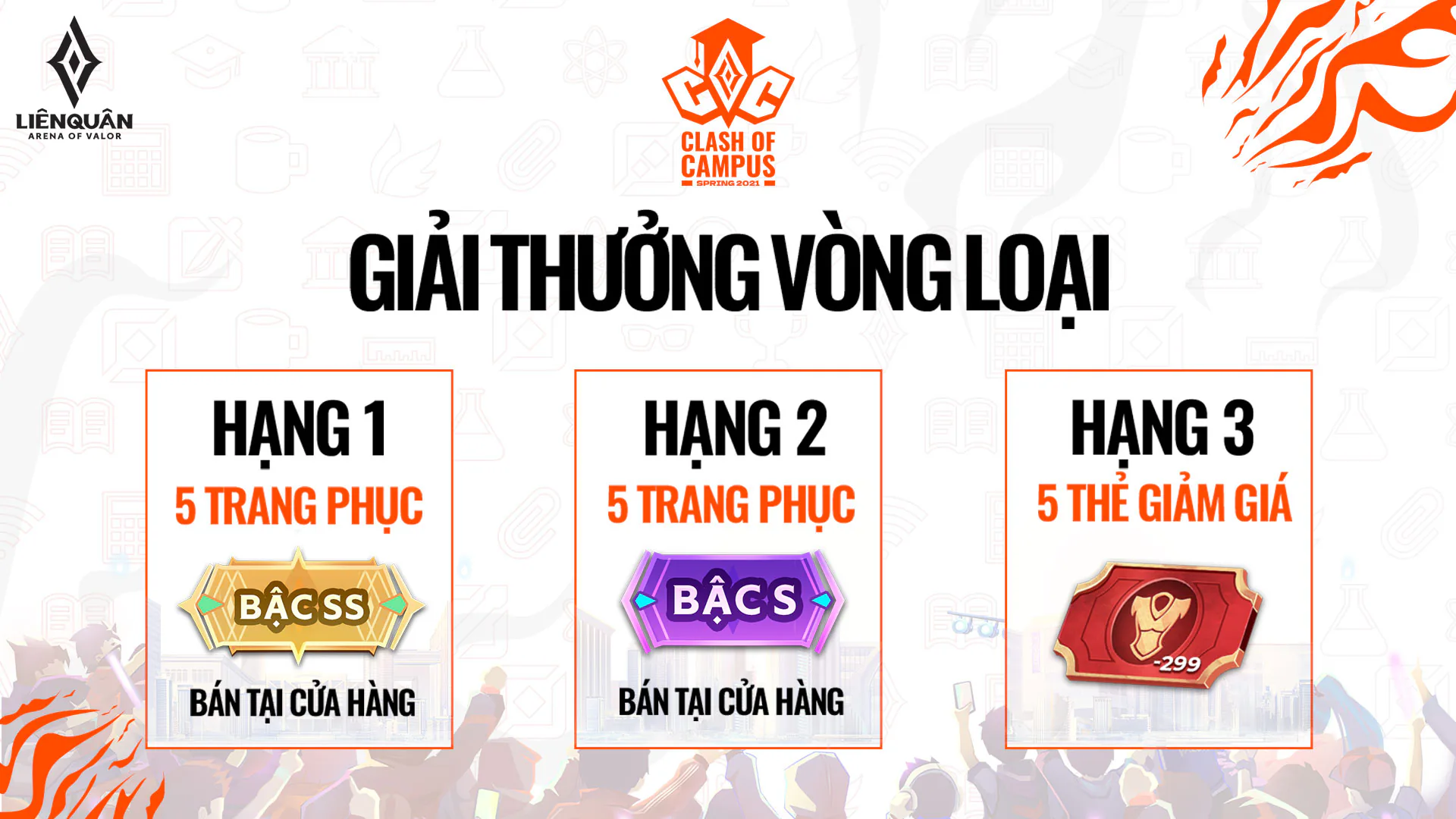 Liên Quân Mobile - Công bố "Giải đấu sinh viên Clash of Campus với tổng giải thưởng lên đến 200 triệu đồng"