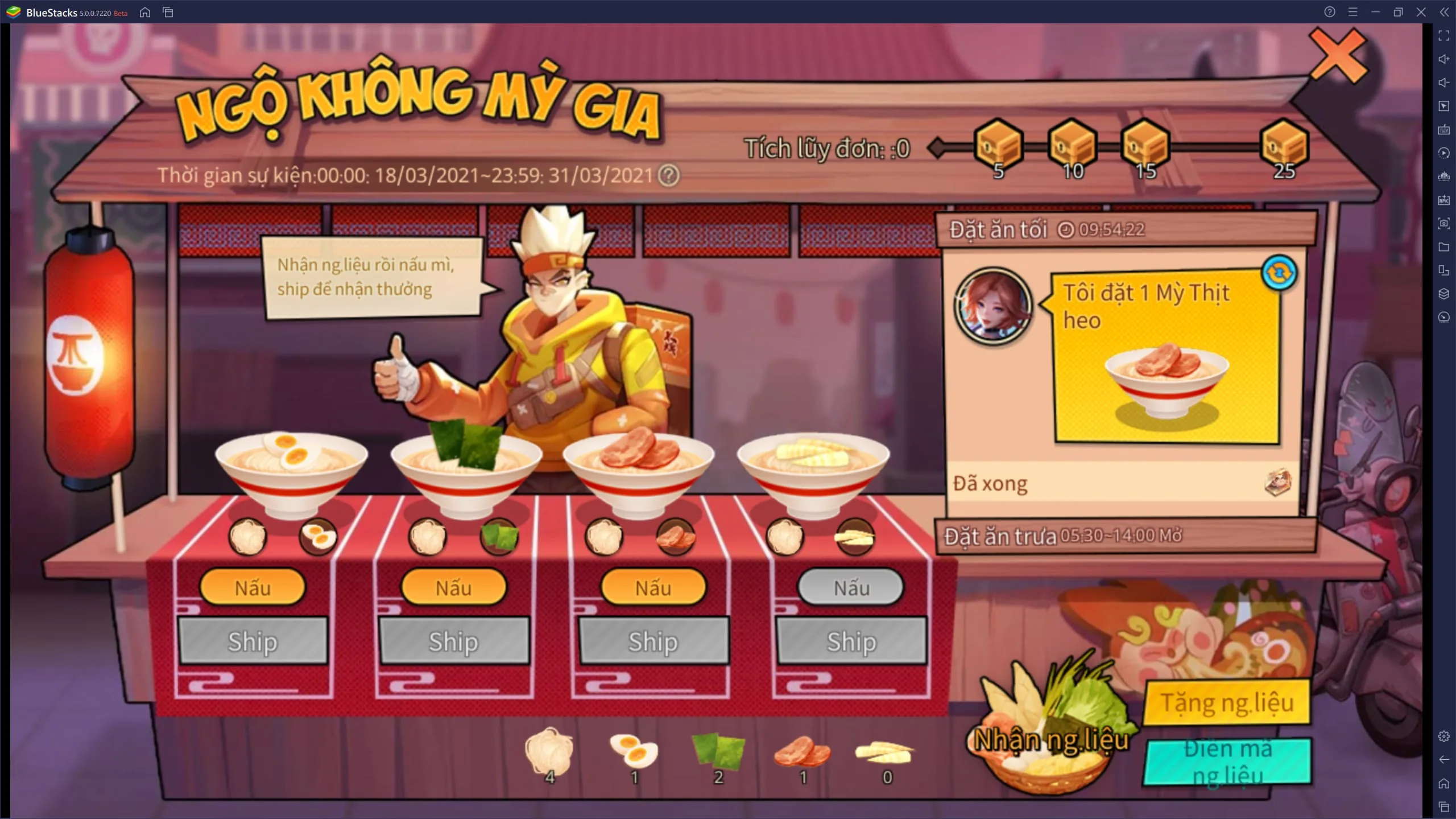 Hướng dẫn cách lấy đá tiến hóa Ngộ Không Nhóc Tì Bá Đạo trong sự kiện Ngộ Không Mì Gia Liên Quân