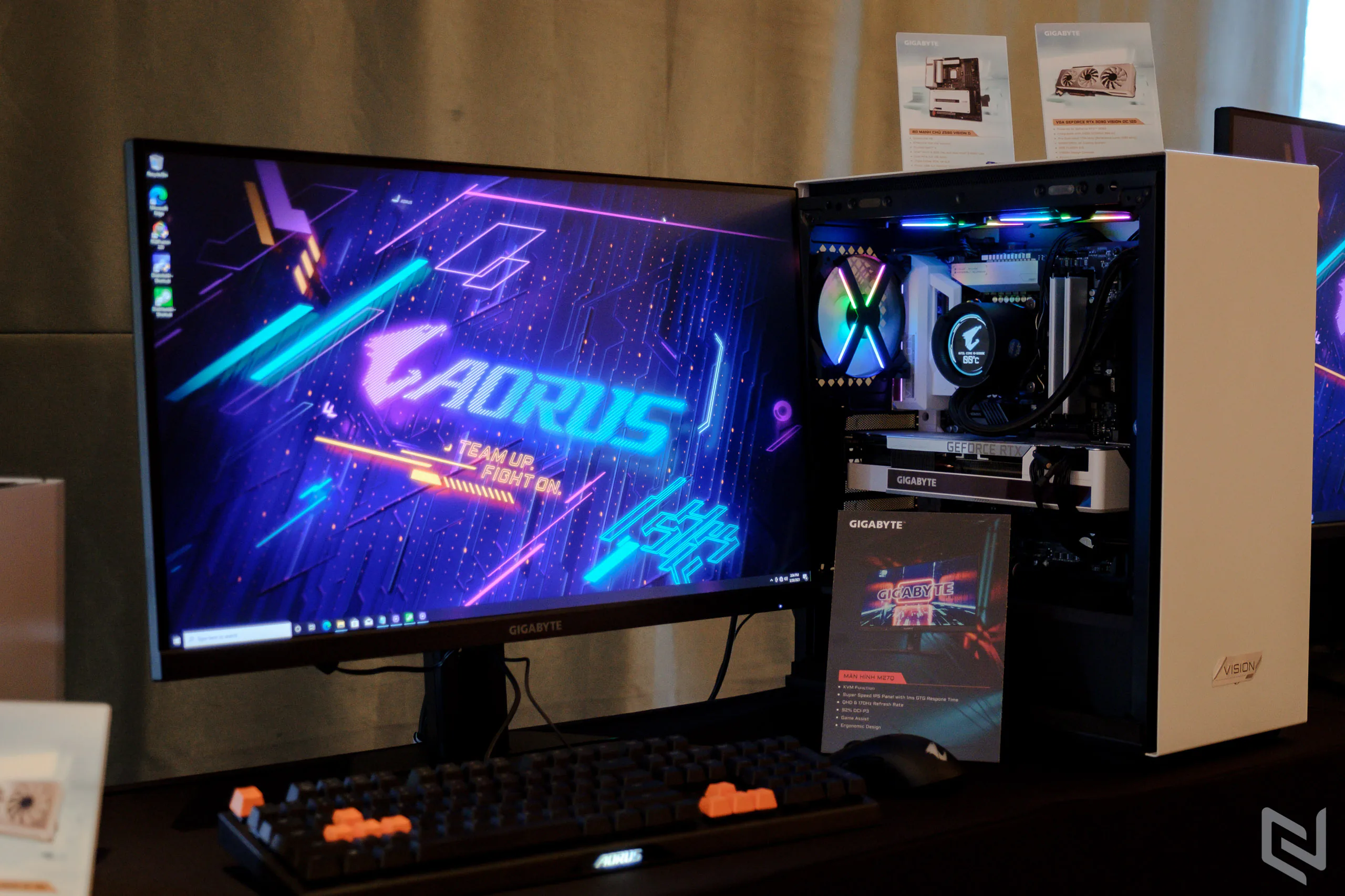 Gigabyte ra mắt bo mạch chủ 500 Series và loạt màn hình AORUS 2021