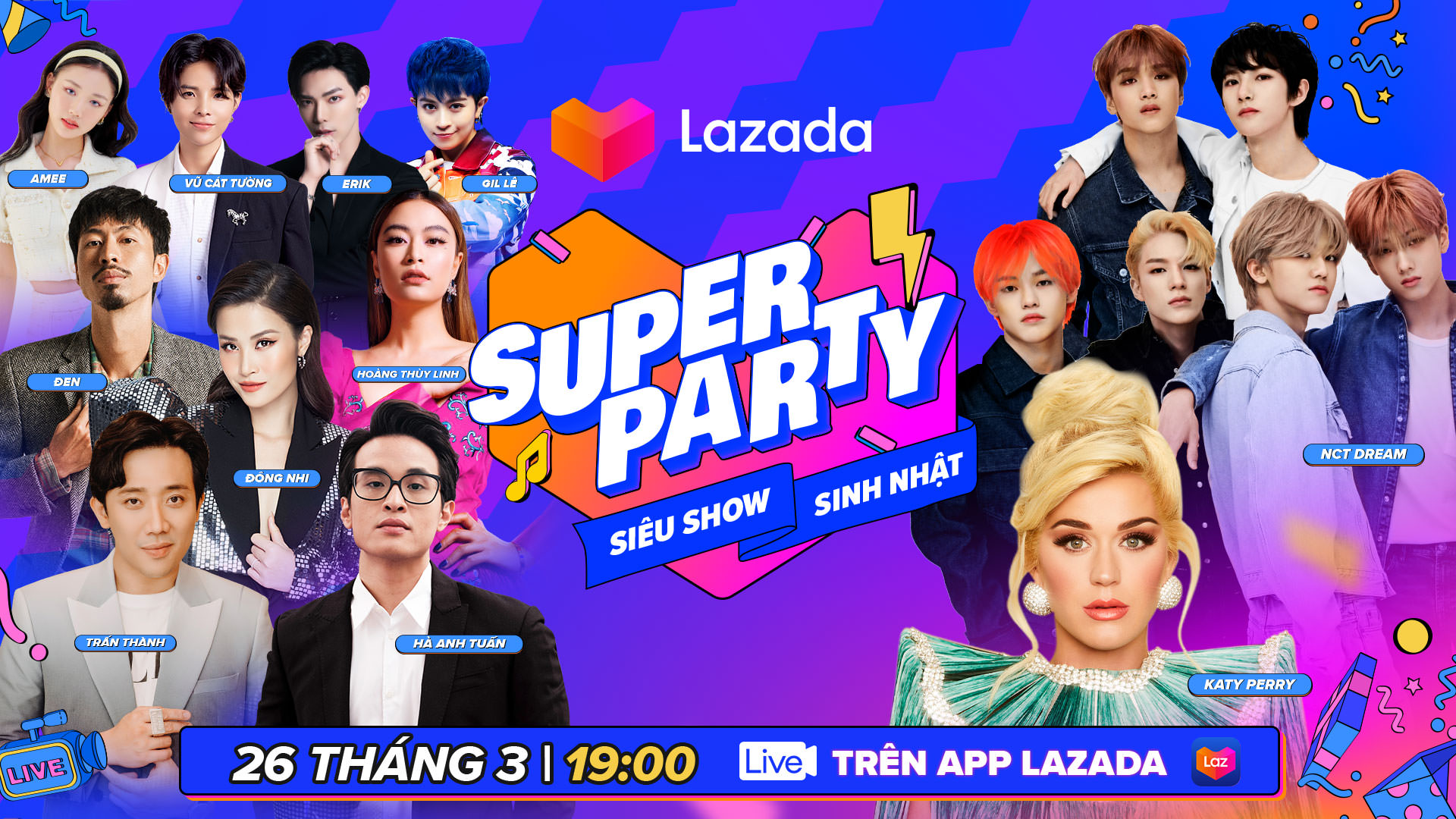 Lazada tổ chức tiệc sinh nhật lần thứ 9 với hàng triệu ưu đãi hấp dẫn cho người dùng Việt