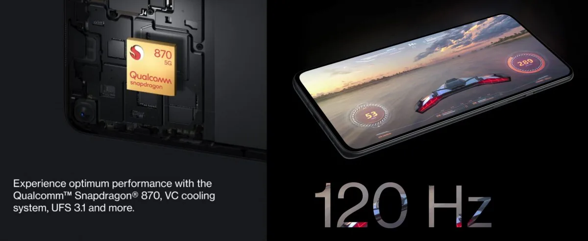 OnePlus 9R ra mắt, smartphone chơi game từ OnePlus với màn hình 120Hz và vi xử lý Snapdragon 870