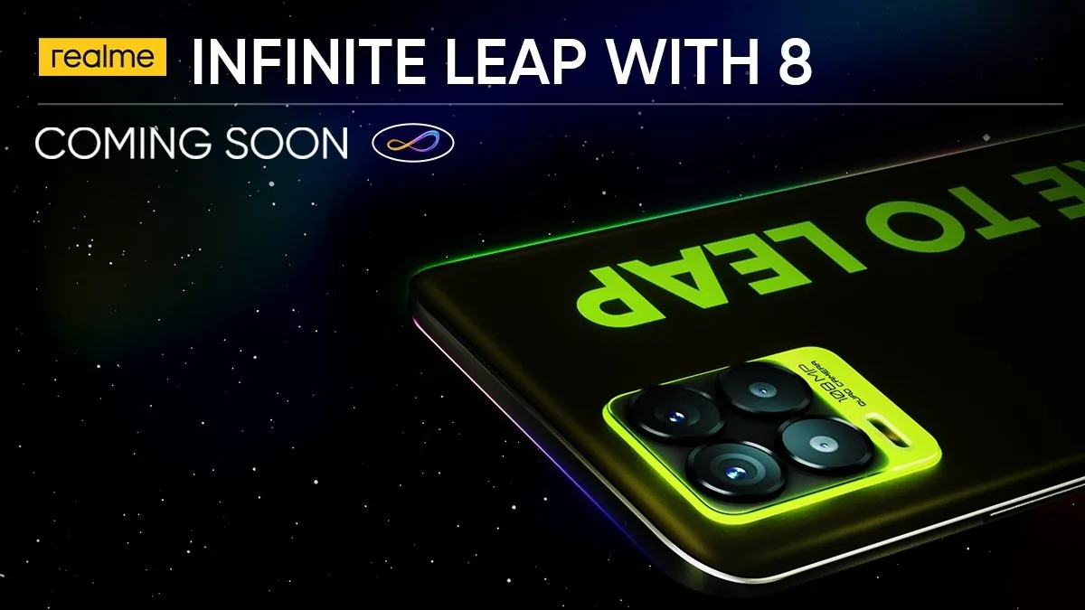 Realme hé lộ ra mắt Realme 8 có camera 108MP vào ngày 24/3