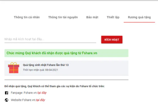 Tham gia chương trình sinh nhật Fshare, chia sẻ điều hay rinh ngay quà tặng