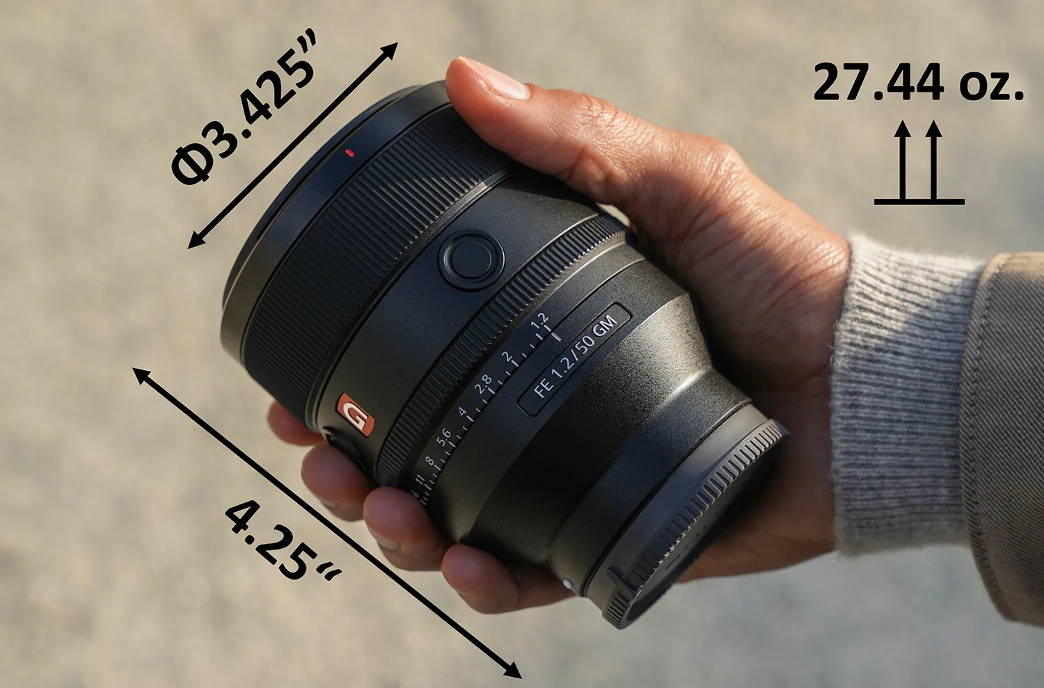 Ống kính Sony 50mm F1.2 GM một tiêu cự ra mắt, nhỏ gọn nhưng mạnh mẽ