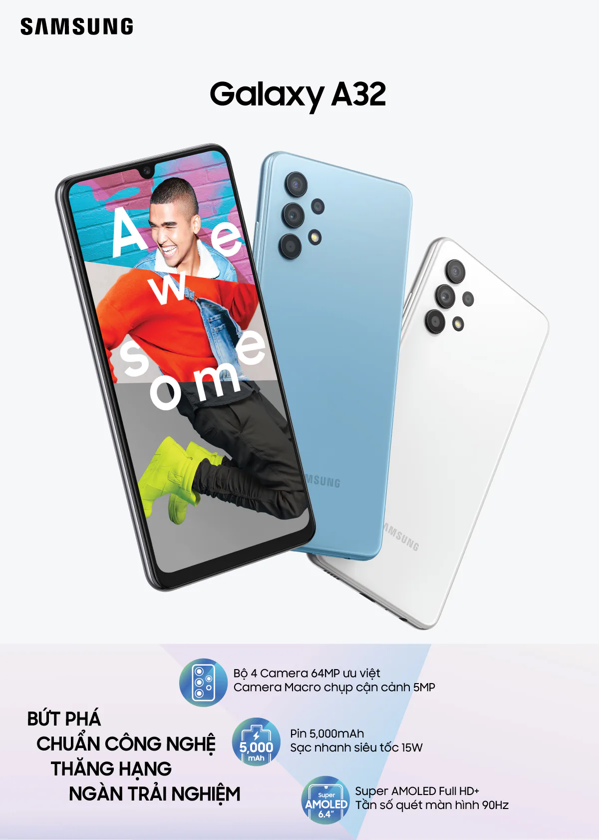 Samsung ra mắt Galaxy A32 – Khởi đầu hoàn hảo cho sự bứt phá vượt bậc