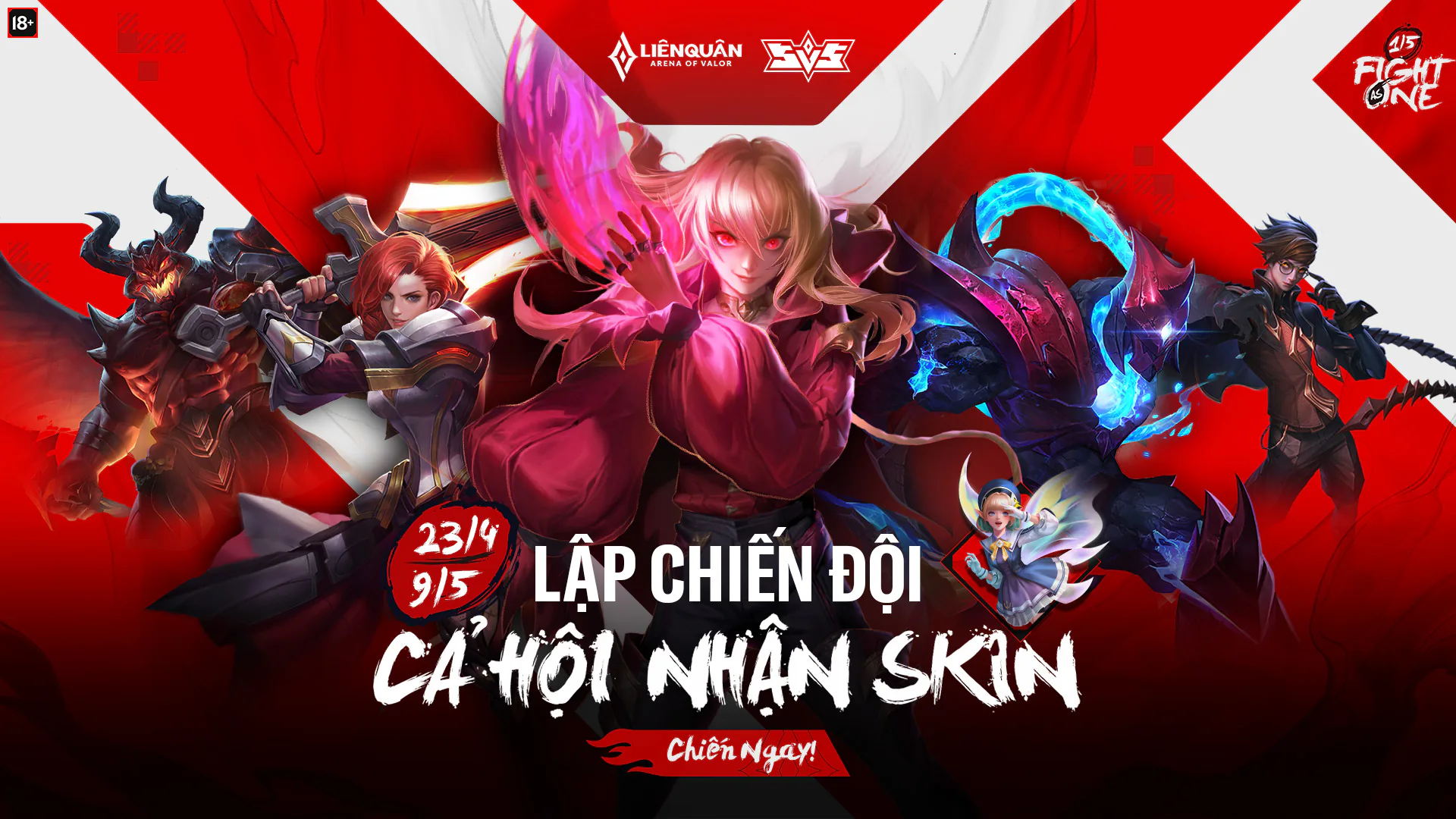 Mùng 1 tháng 5, Bùng nổ quà tặng cùng Liên Quân Mobile