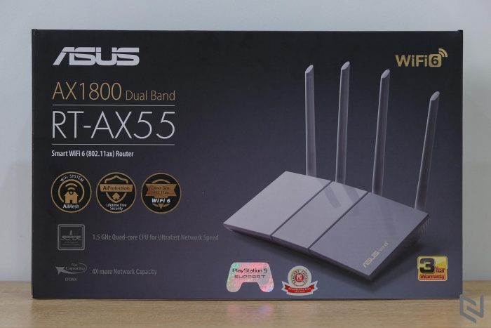Trên tay Router Wifi ASUS RT-AX55 AX1800 Dual Band WiFi 6: Cộng sự tuyệt vời cho PlayStation 5, tối ưu tốc độ và tính thẩm mỹ với chi phí phải chăng