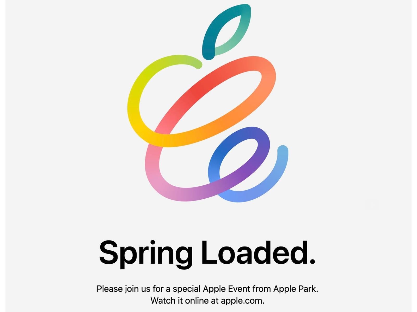 Apple thông báo chính thức sự kiện 'Spring Loaded' vào 20/4