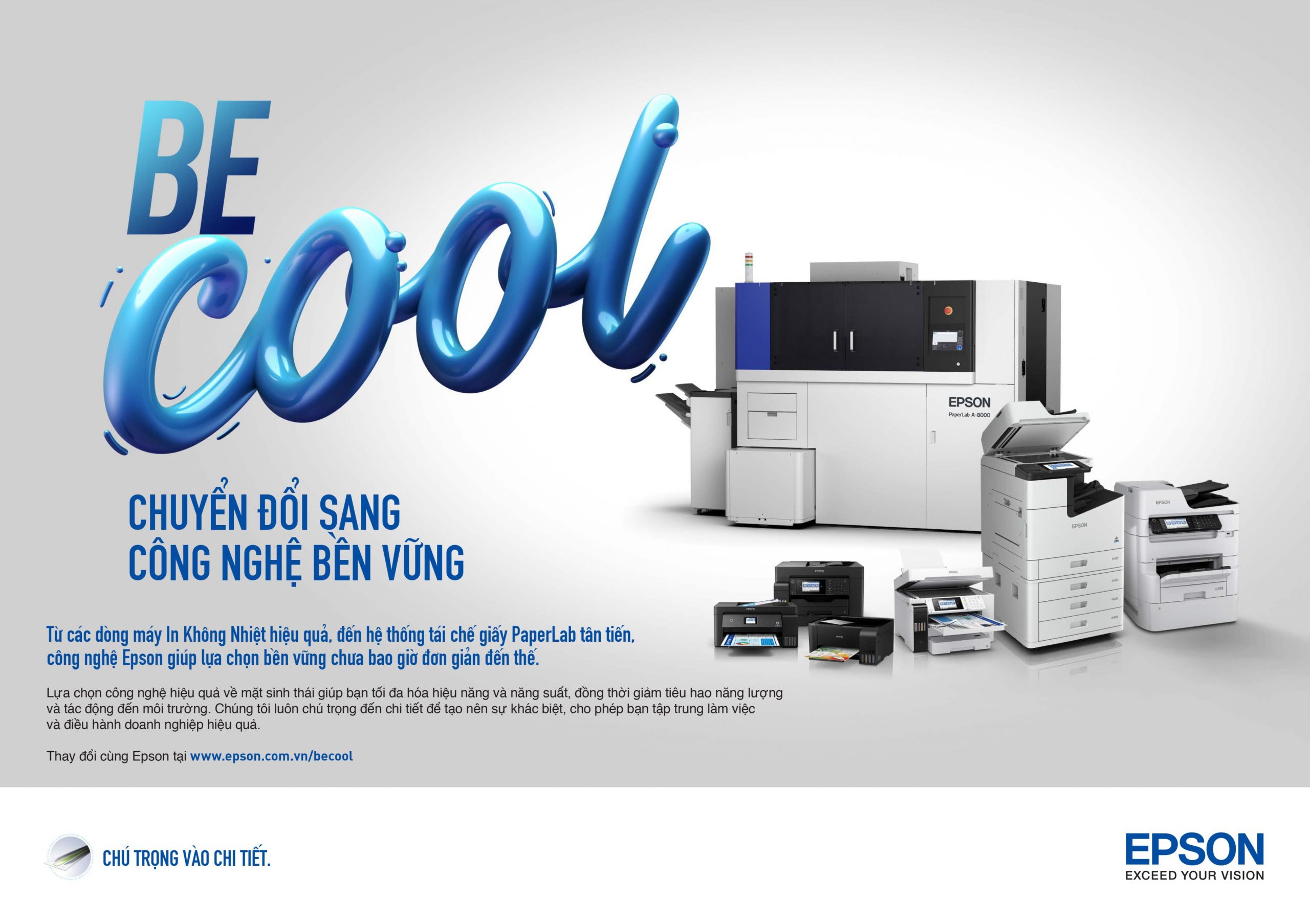 Hướng đến in ấn bền vững, Epson chính thức ra mắt chiến dịch truyền thông “Be Cool”