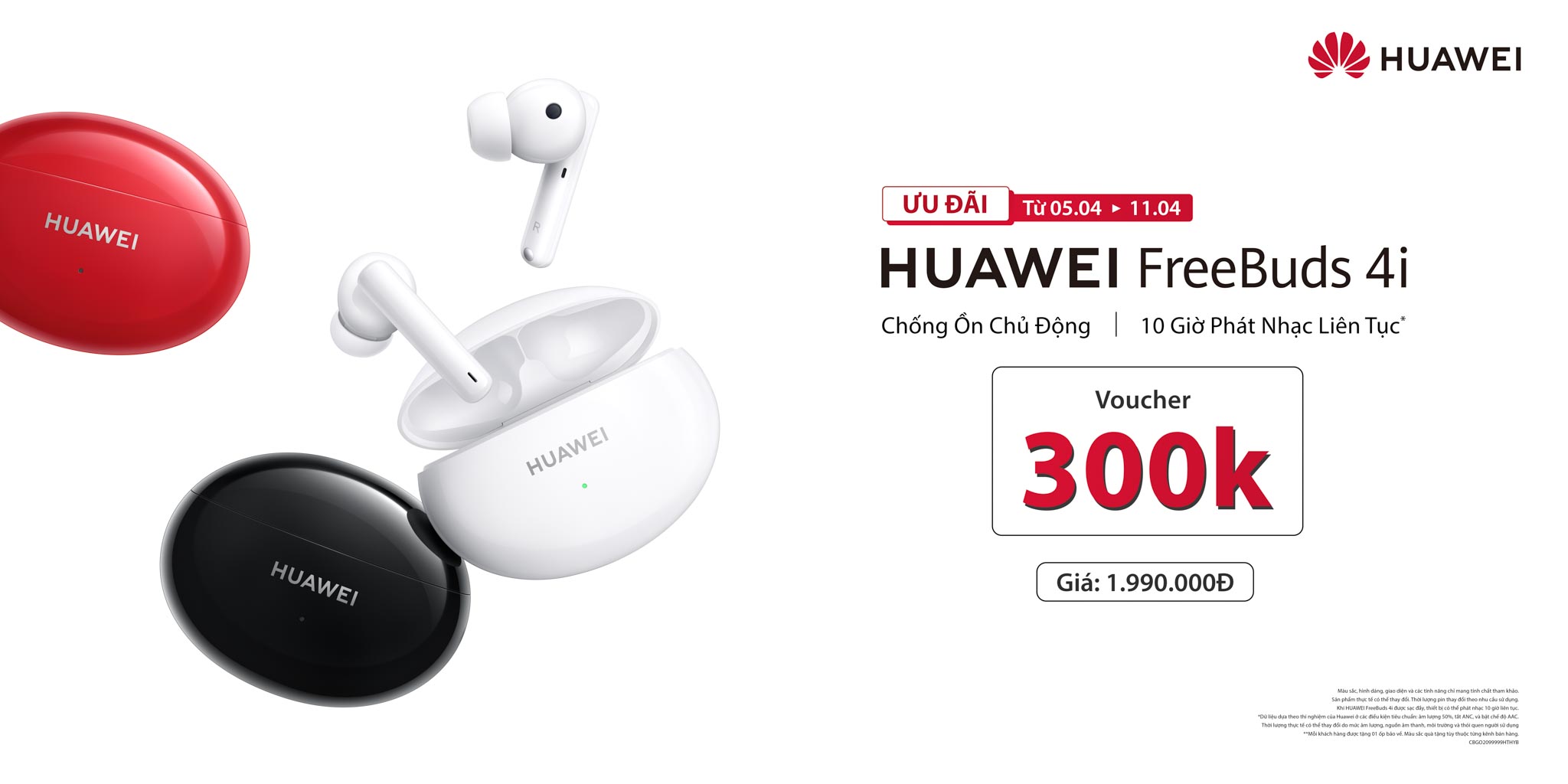1,000 chiếc Huawei FreeBuds 4i đầu tiên cháy hàng tại Việt Nam