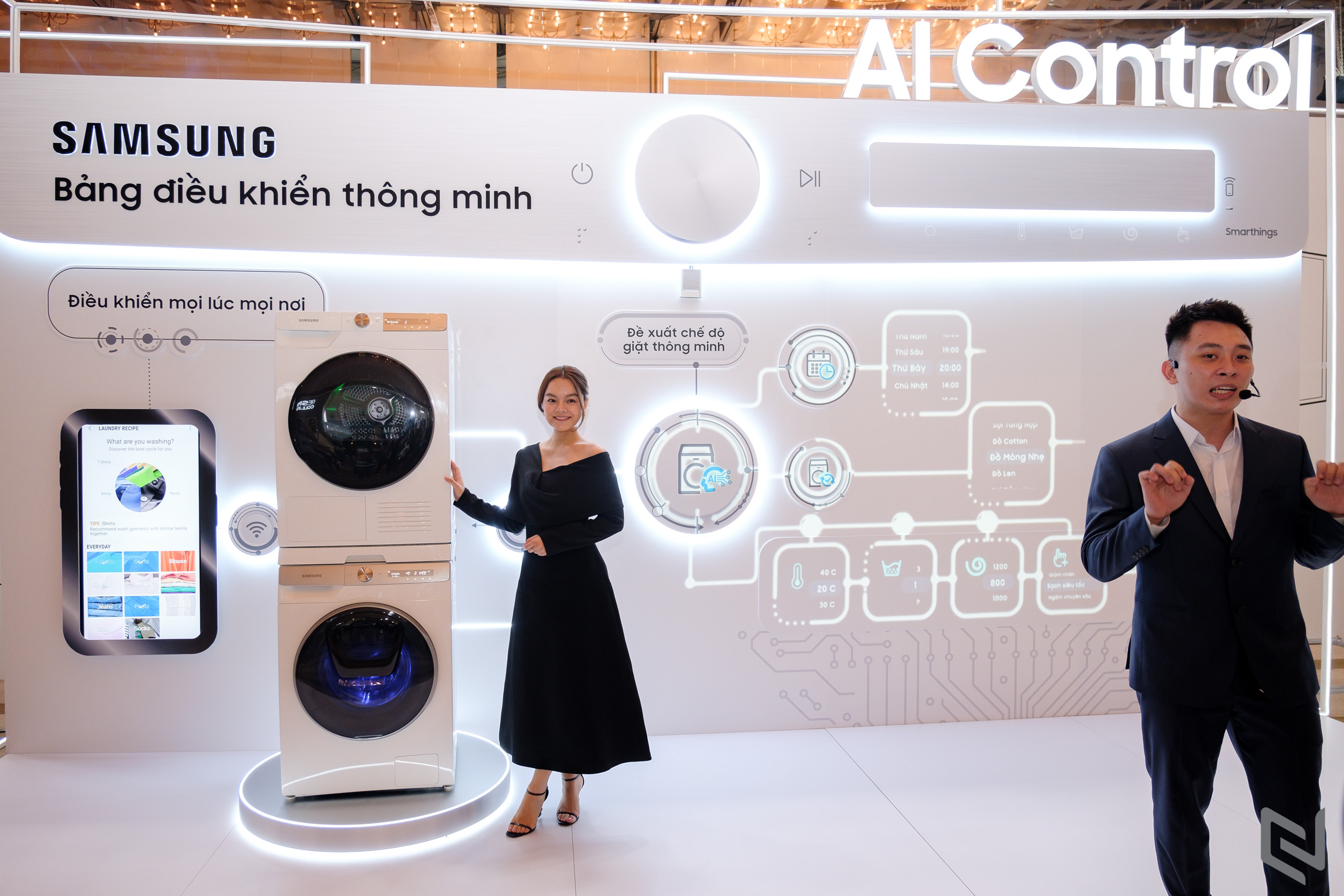 Samsung chính thức ra mắt máy giặt Samsung AI mới, mở ra một kỷ nguyên máy giặt thông minh mới cho gia đình Việt