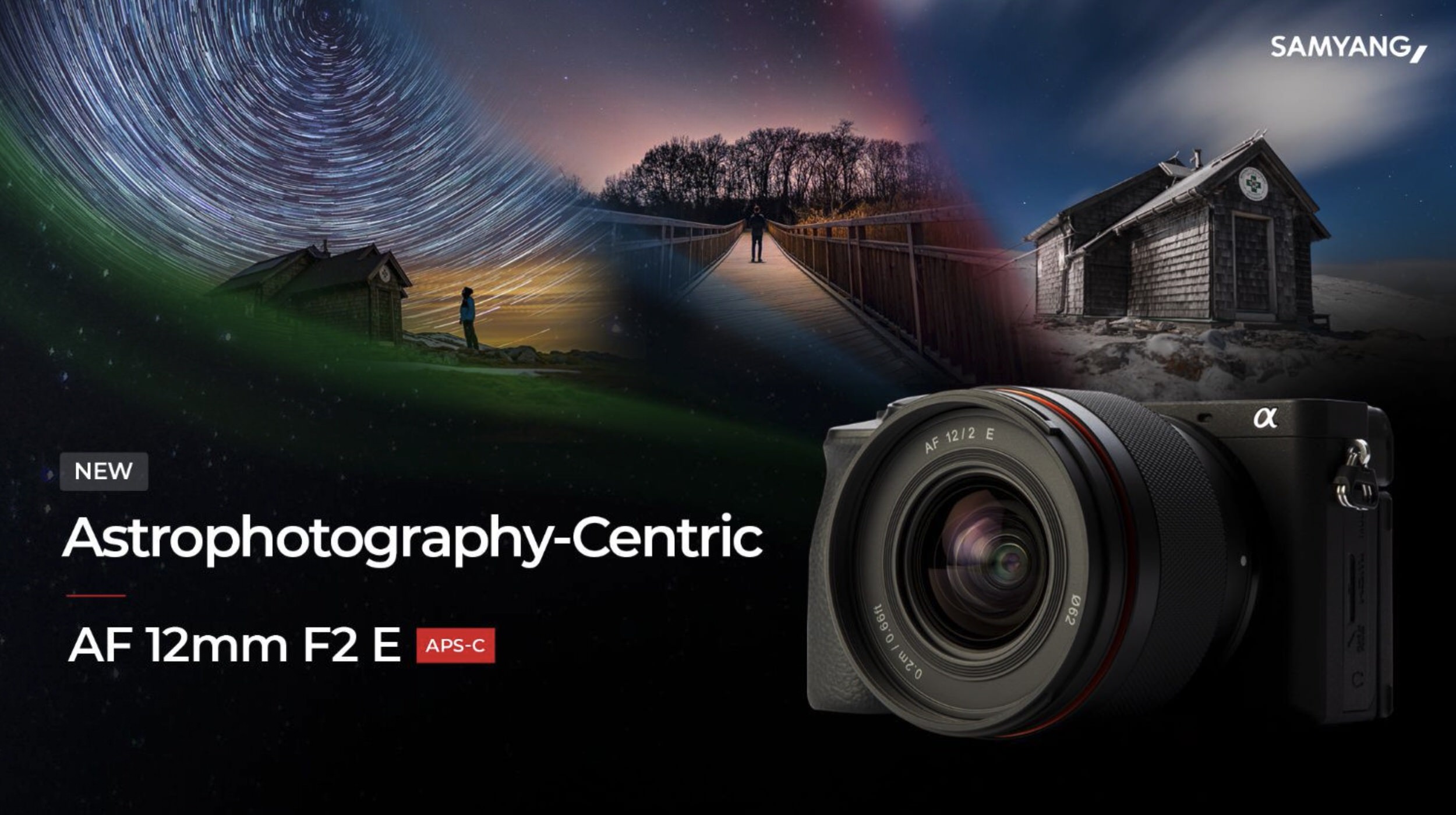 Samyang ra mắt ống kính 12mm F2 mới dành cho các máy ảnh Sony APS-C