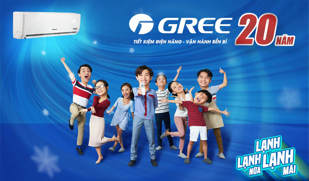 Lạnh – lạnh nữa – lạnh mãi: GREE mang đến tuyên ngôn cho giải pháp mát lạnh bất tận