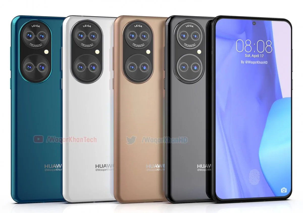 Lộ diện hình ảnh chất lượng cao của Huawei P50