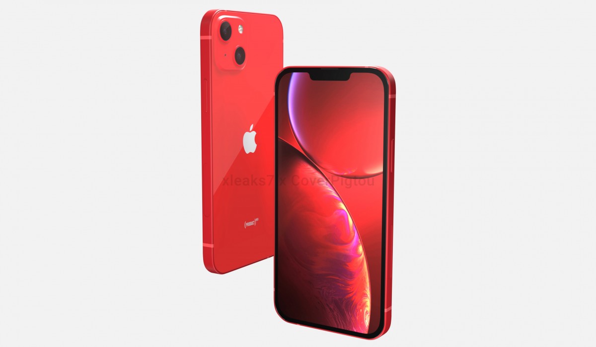 Lộ diện ảnh render iPhone 13 bản màu Product Red