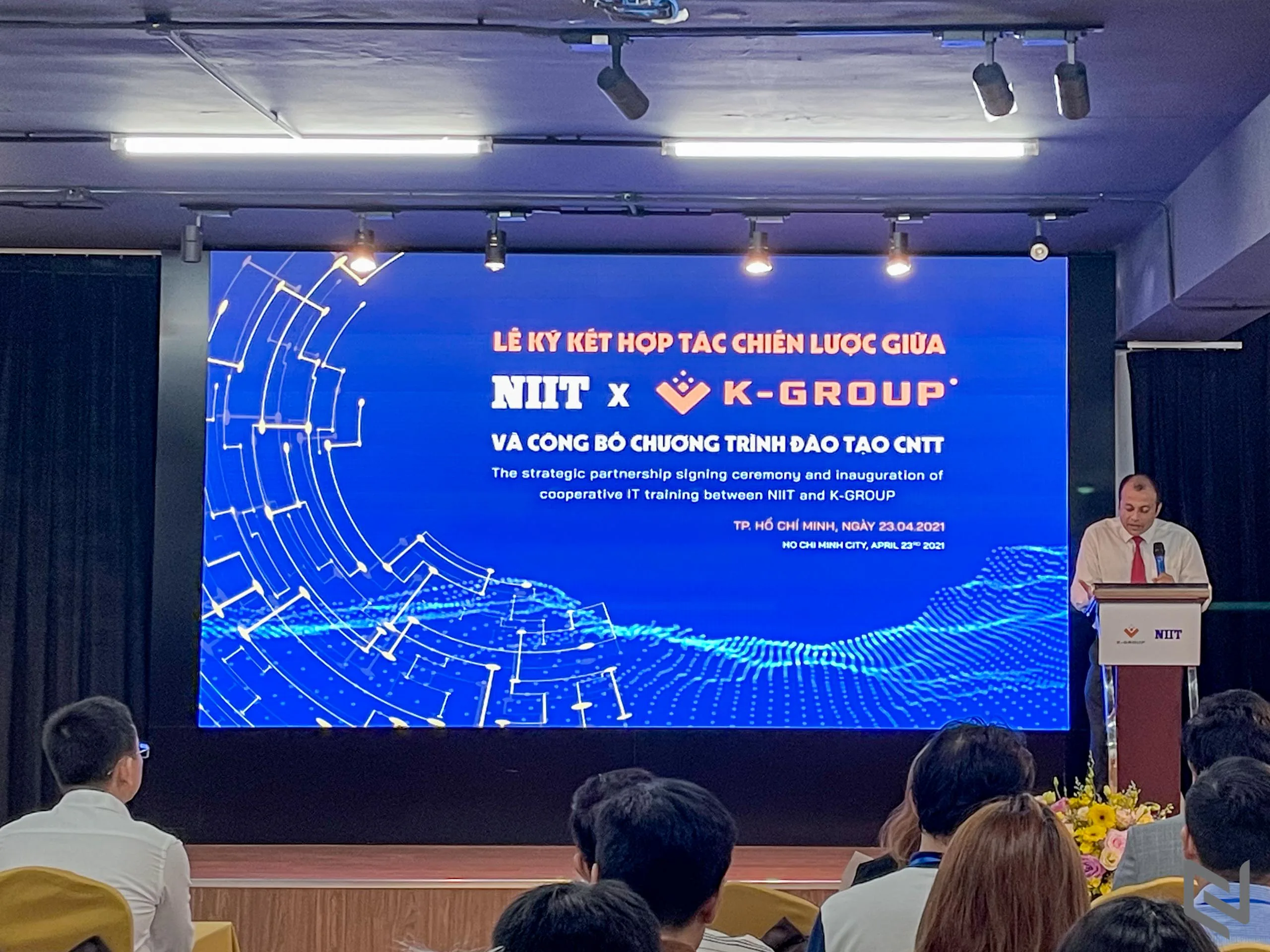 K-Group ký kết hợp tác chiến lược với NIIT và công bố chương trình đào tạo công nghệ thông tin