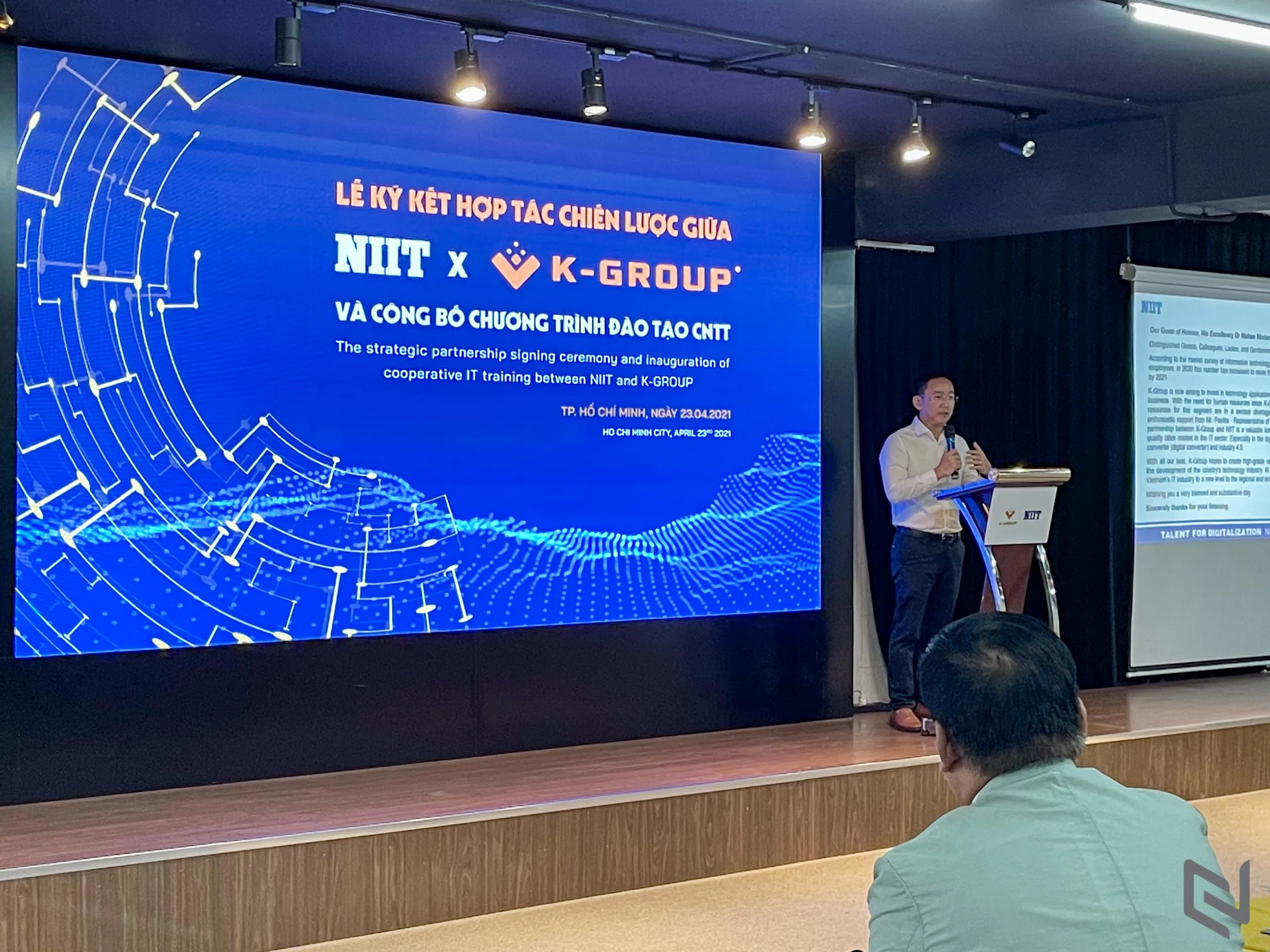K-Group ký kết hợp tác chiến lược với NIIT và công bố chương trình đào tạo công nghệ thông tin