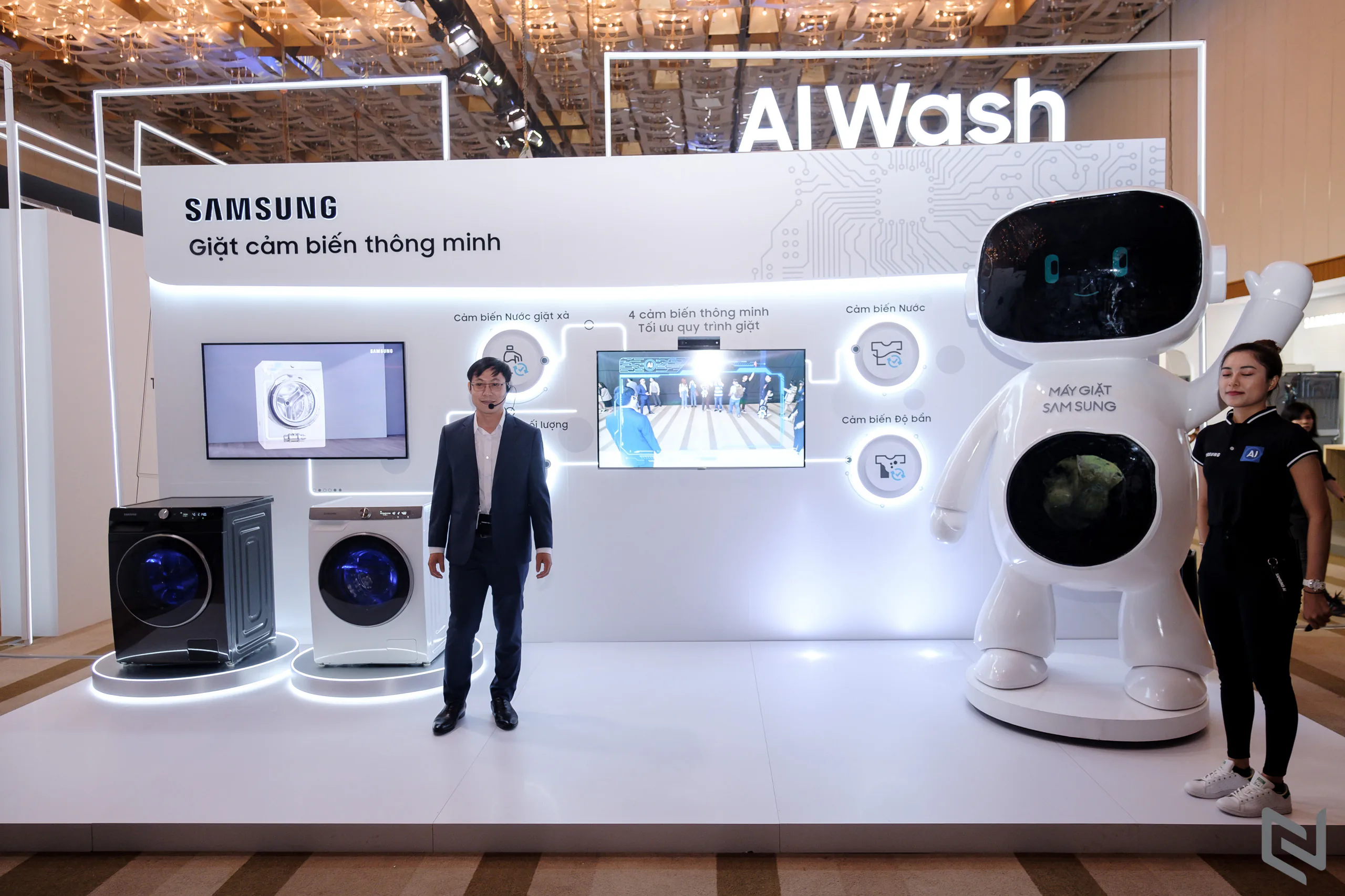 Samsung chính thức ra mắt máy giặt Samsung AI mới, mở ra một kỷ nguyên máy giặt thông minh mới cho gia đình Việt