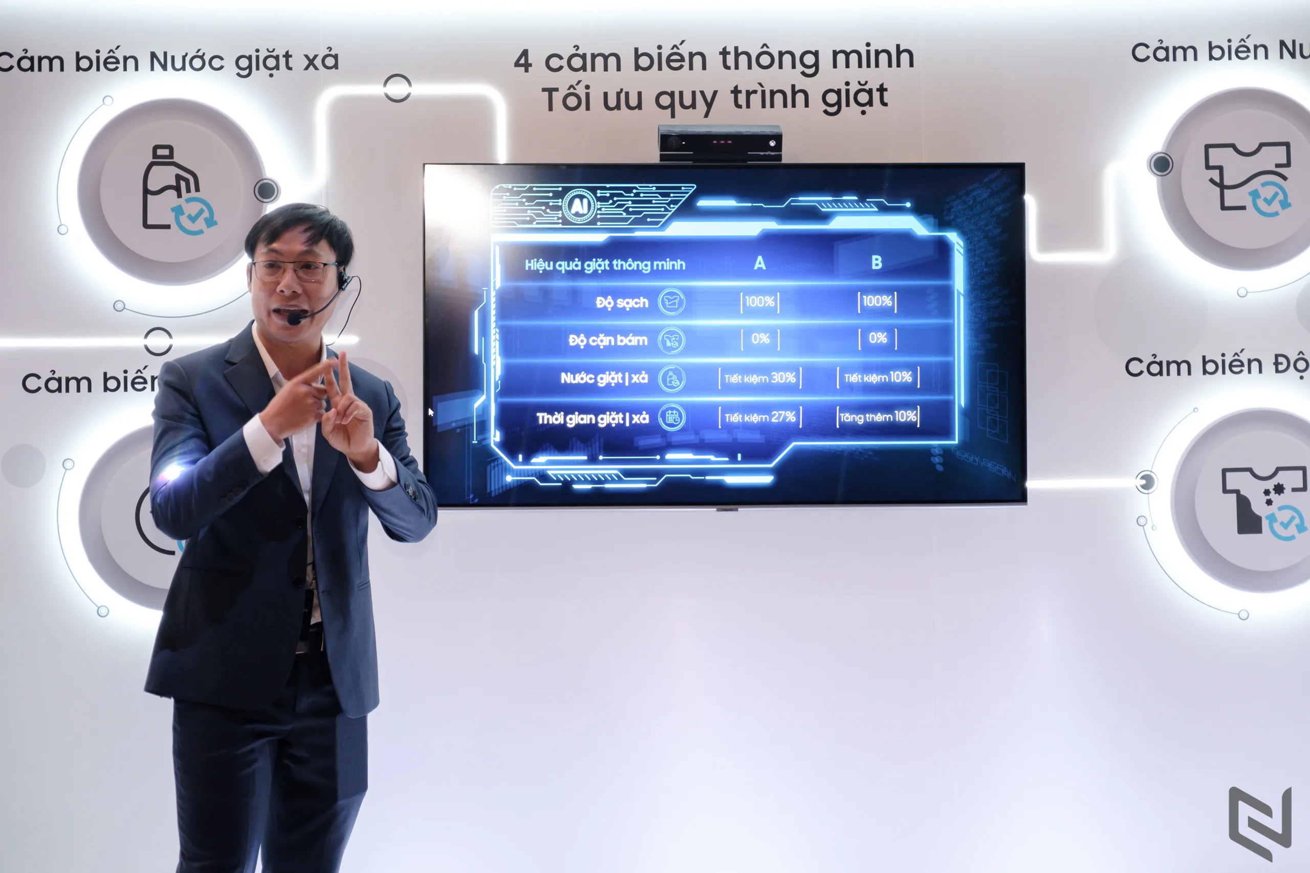 Samsung chính thức ra mắt máy giặt Samsung AI mới, mở ra một kỷ nguyên máy giặt thông minh mới cho gia đình Việt