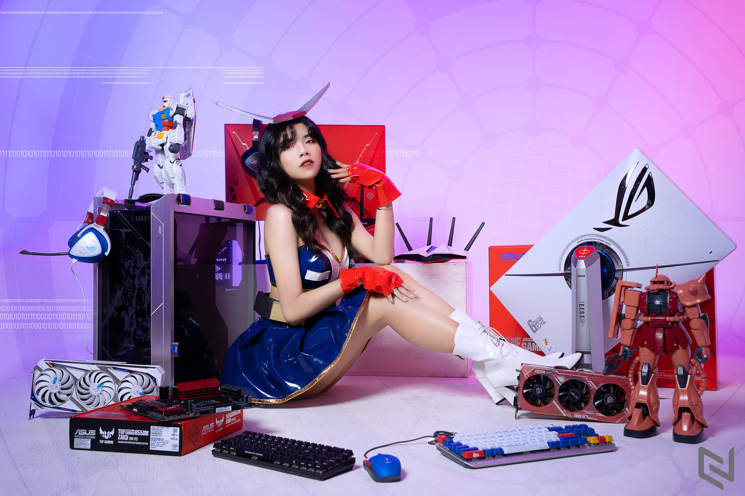 Ngắm nhìn bộ ảnh cosplay từ hệ sinh thái ASUS x Gundam
