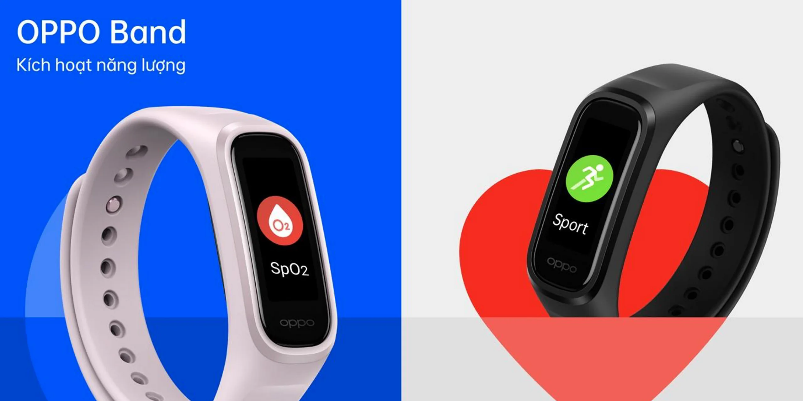 OPPO Band chính thức ra mắt tại Việt Nam: Theo dõi sức khỏe toàn diện với tính năng đo chỉ số SpO2 liên tục